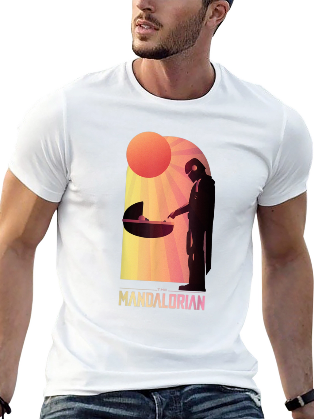 The Mandalorian Graphic Tee - Sci-Fi Style