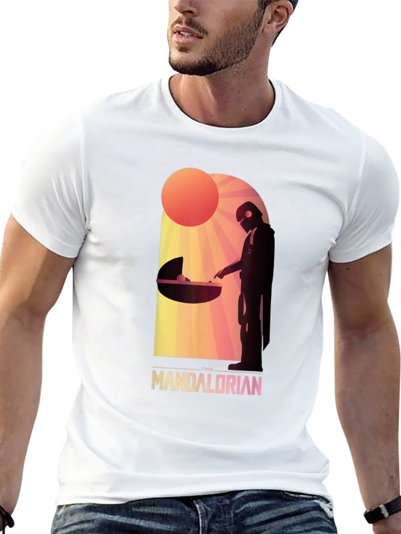 The Mandalorian Graphic Tee - Sci-Fi Style