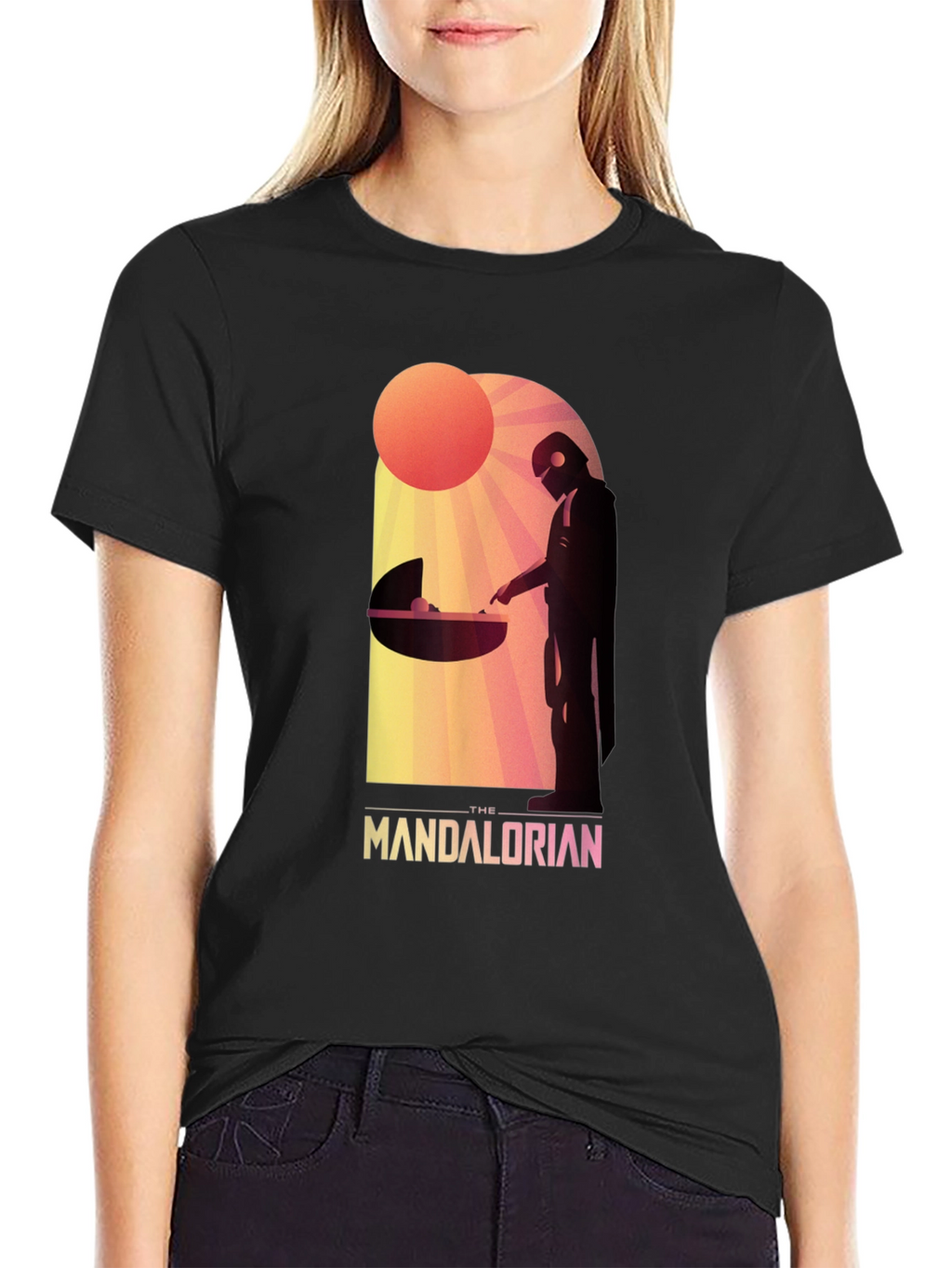 The Mandalorian Graphic Tee - Sci-Fi Style