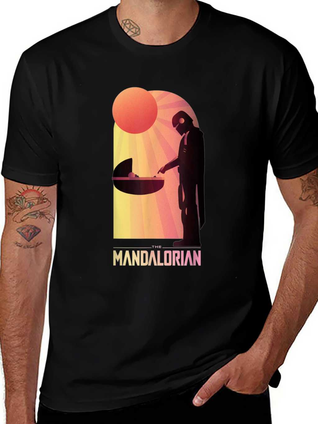 The Mandalorian Graphic Tee - Sci-Fi Style