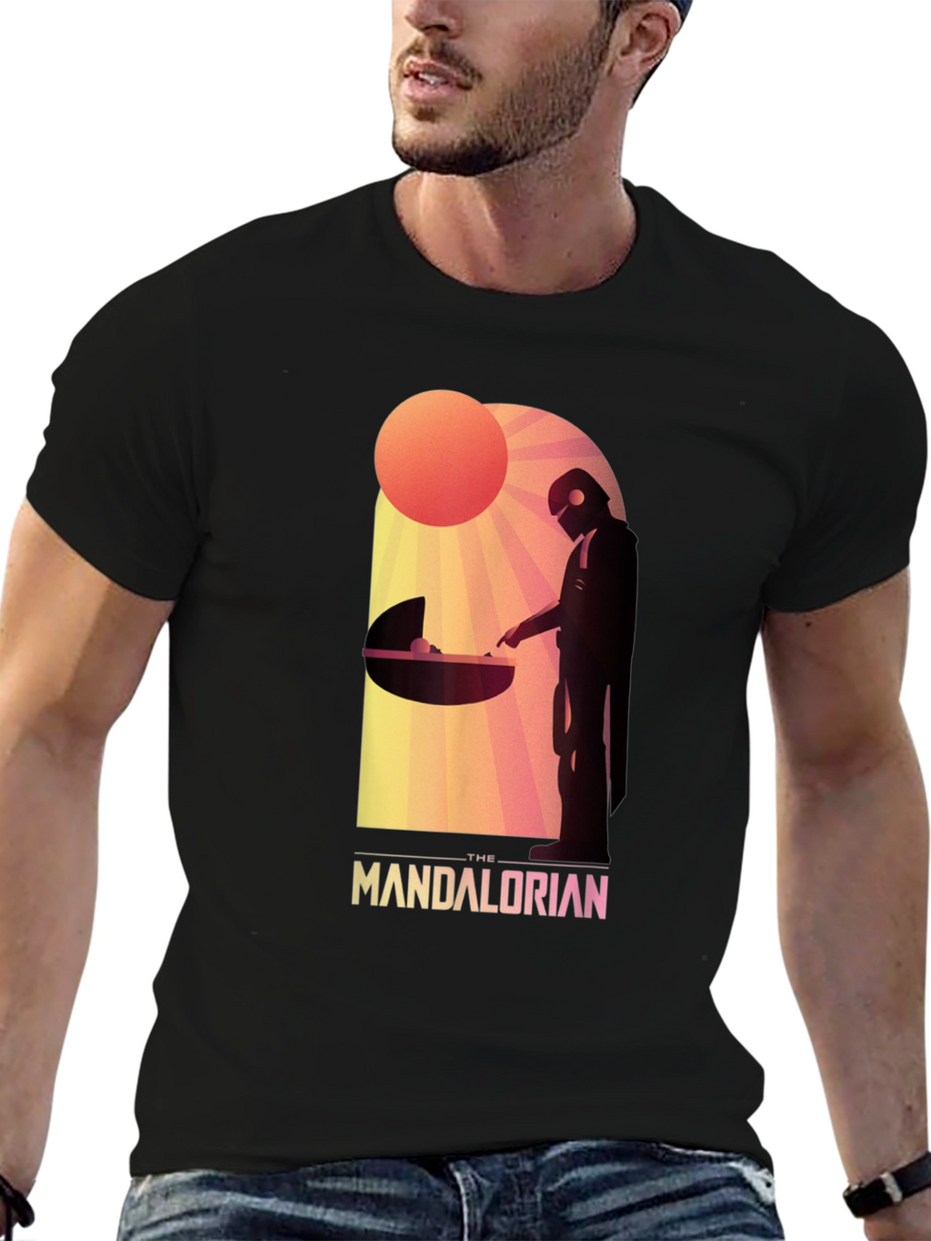 The Mandalorian Graphic Tee - Sci-Fi Style