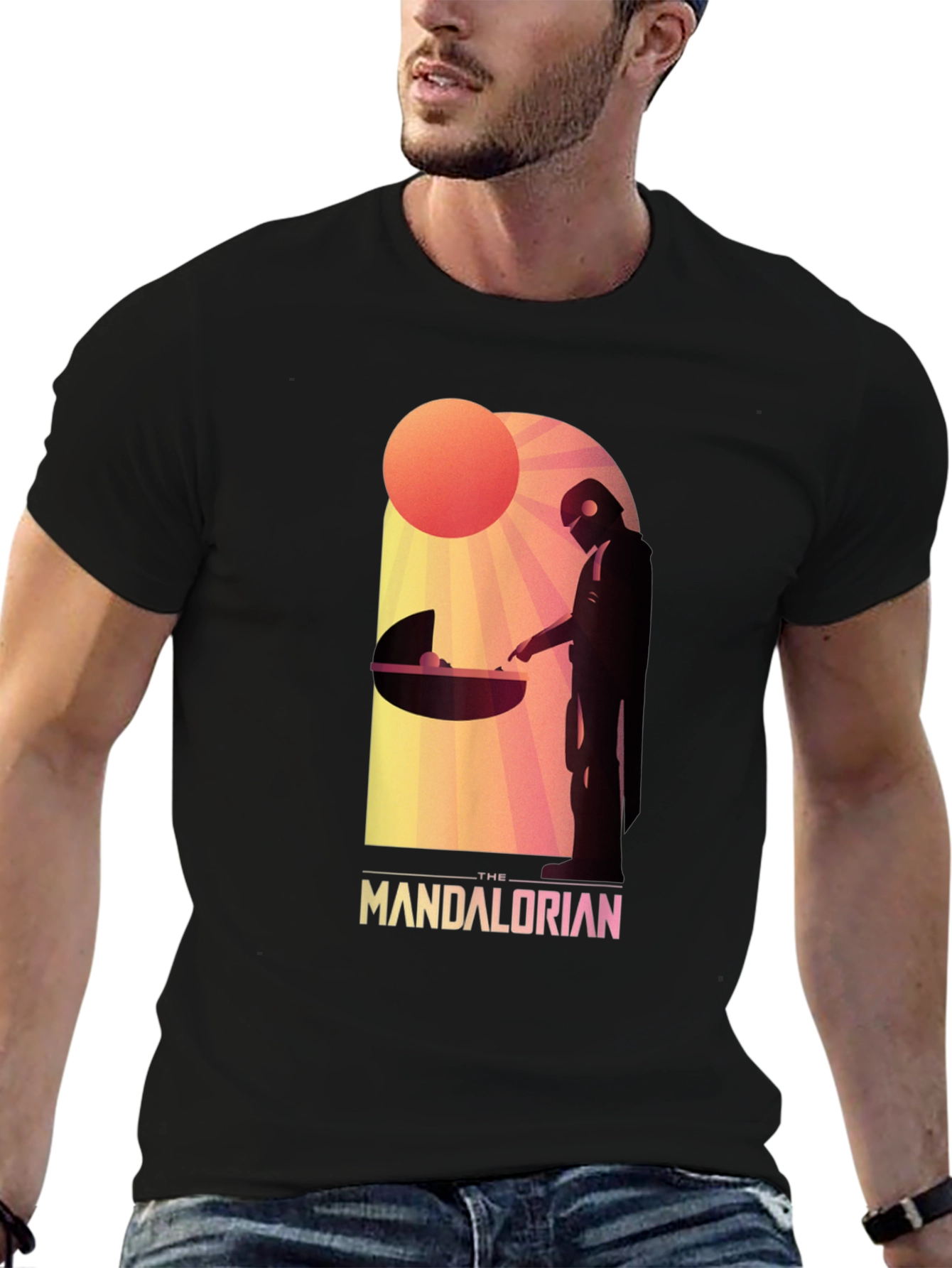 The Mandalorian Graphic Tee - Sci-Fi Style