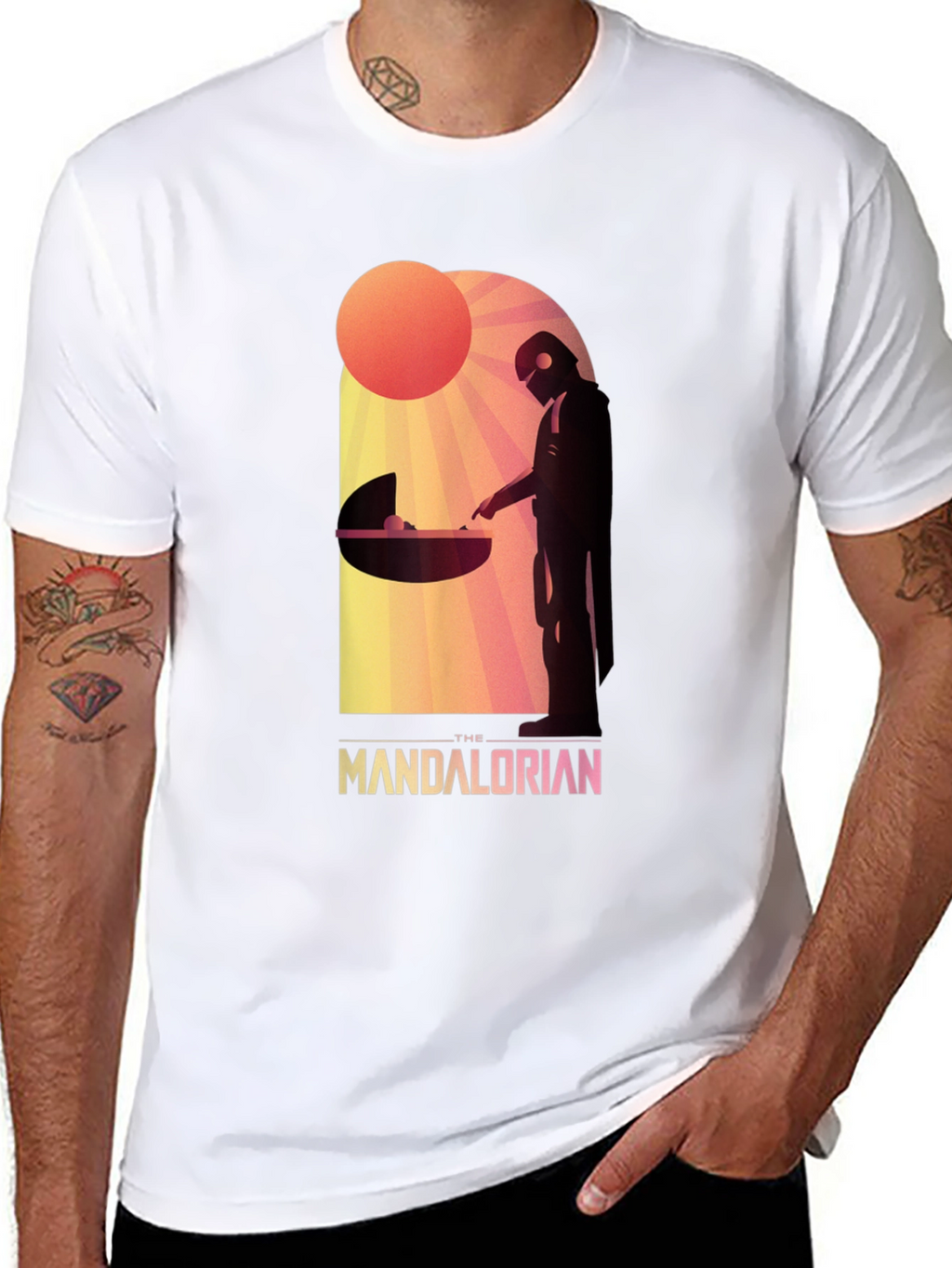 The Mandalorian Graphic Tee - Sci-Fi Style