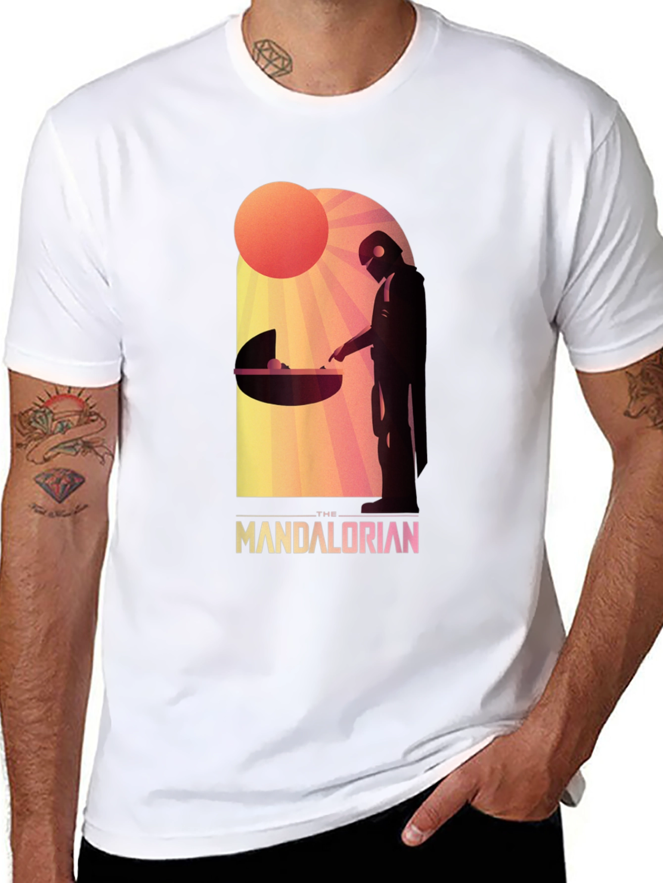 The Mandalorian Graphic Tee - Sci-Fi Style