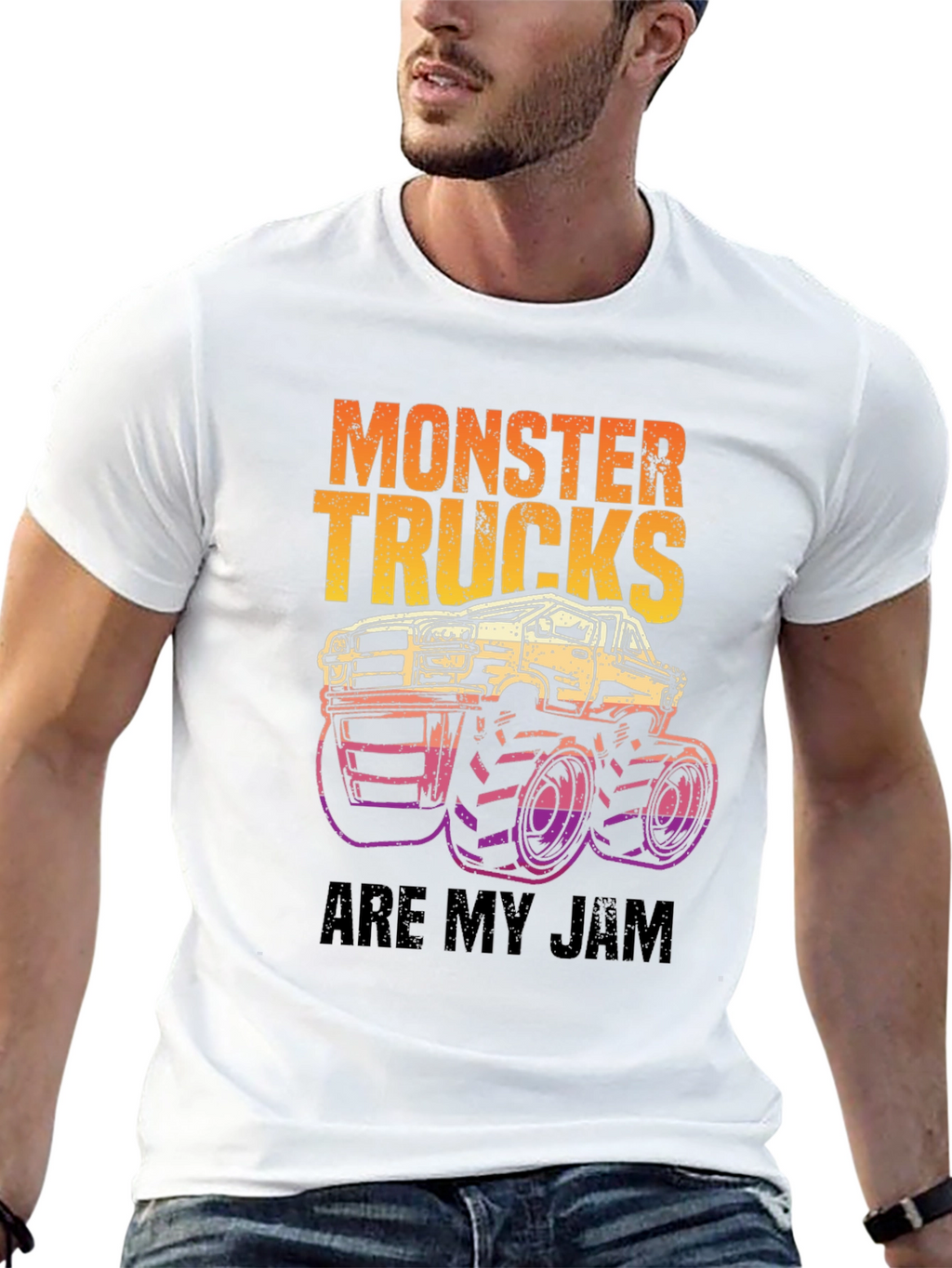 Monster Trucks Are My Jam Graphic Tee
