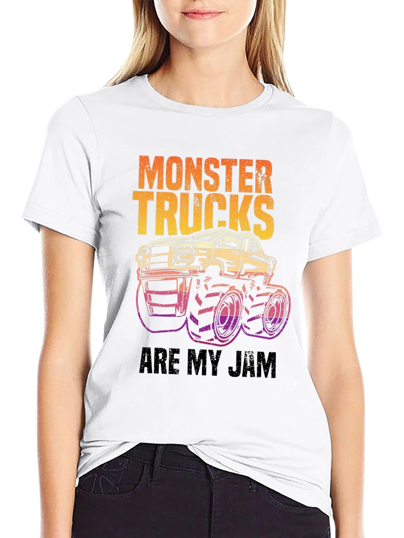 Monster Trucks Are My Jam Graphic Tee