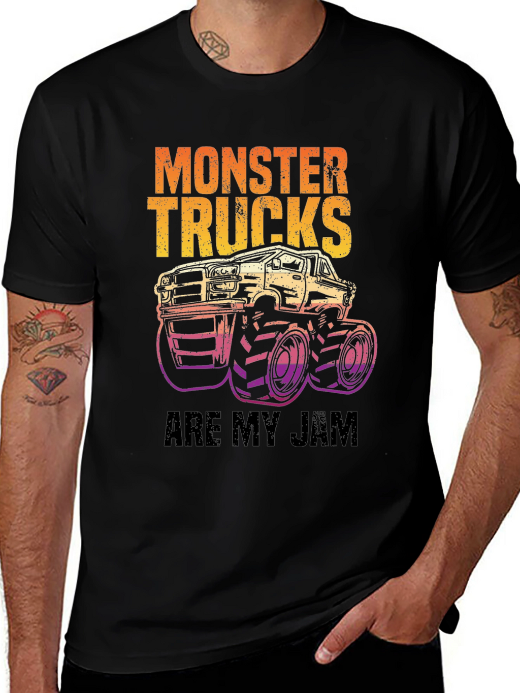 Monster Trucks Are My Jam Graphic Tee