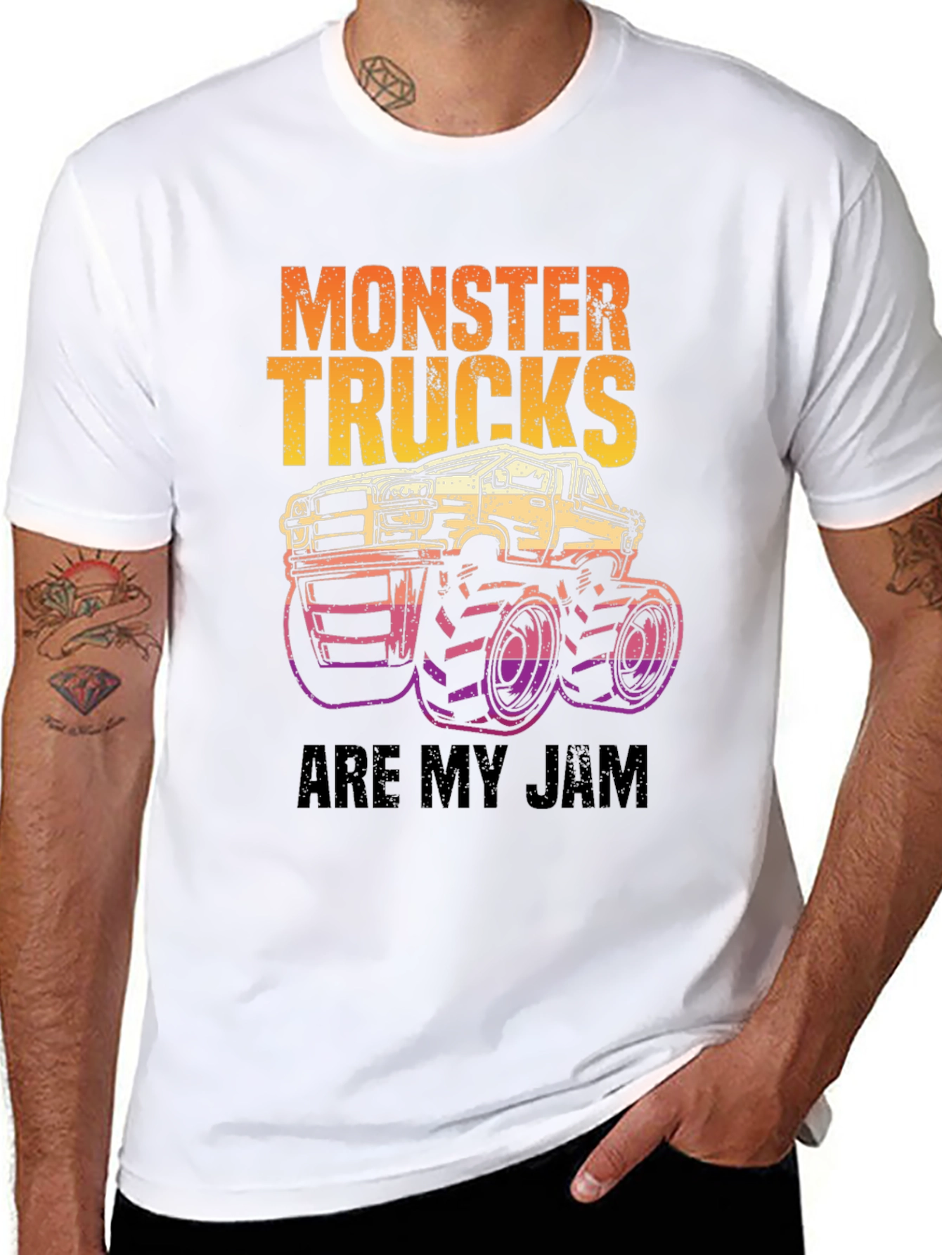 Monster Trucks Are My Jam Graphic Tee