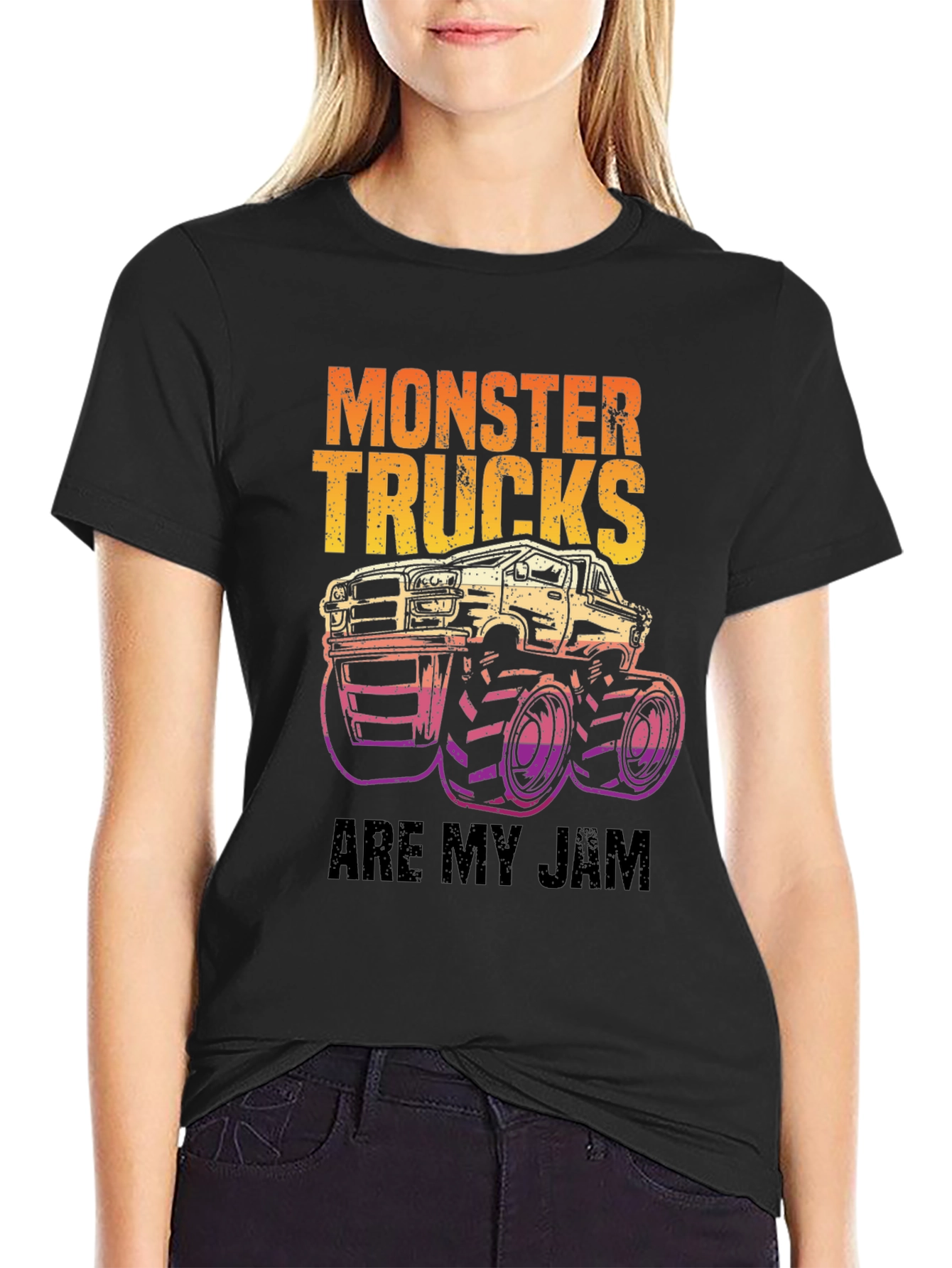 Monster Trucks Are My Jam Graphic Tee