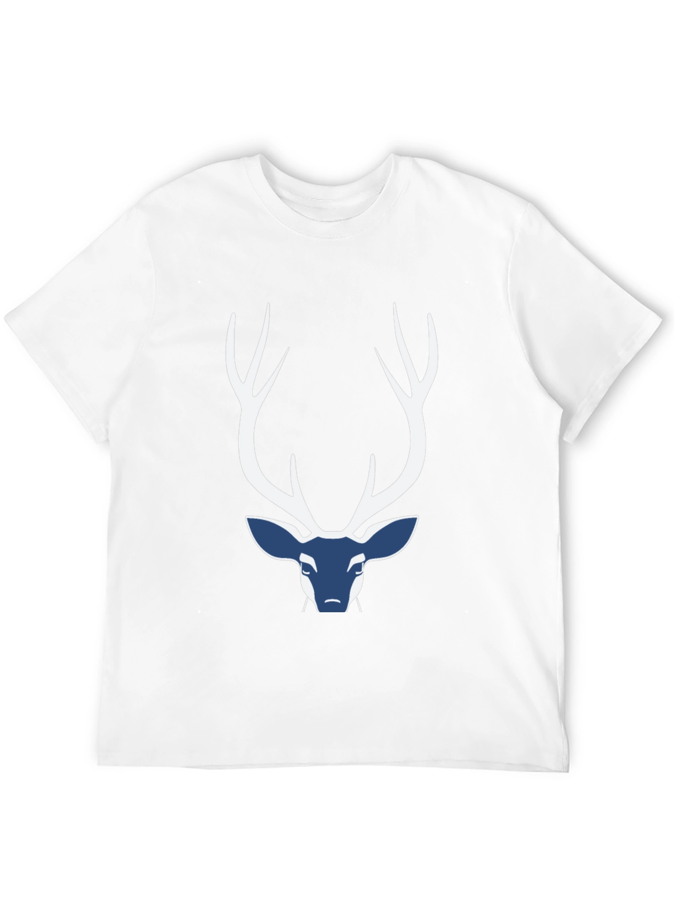 Deer Graphic Mens Black T-Shirt