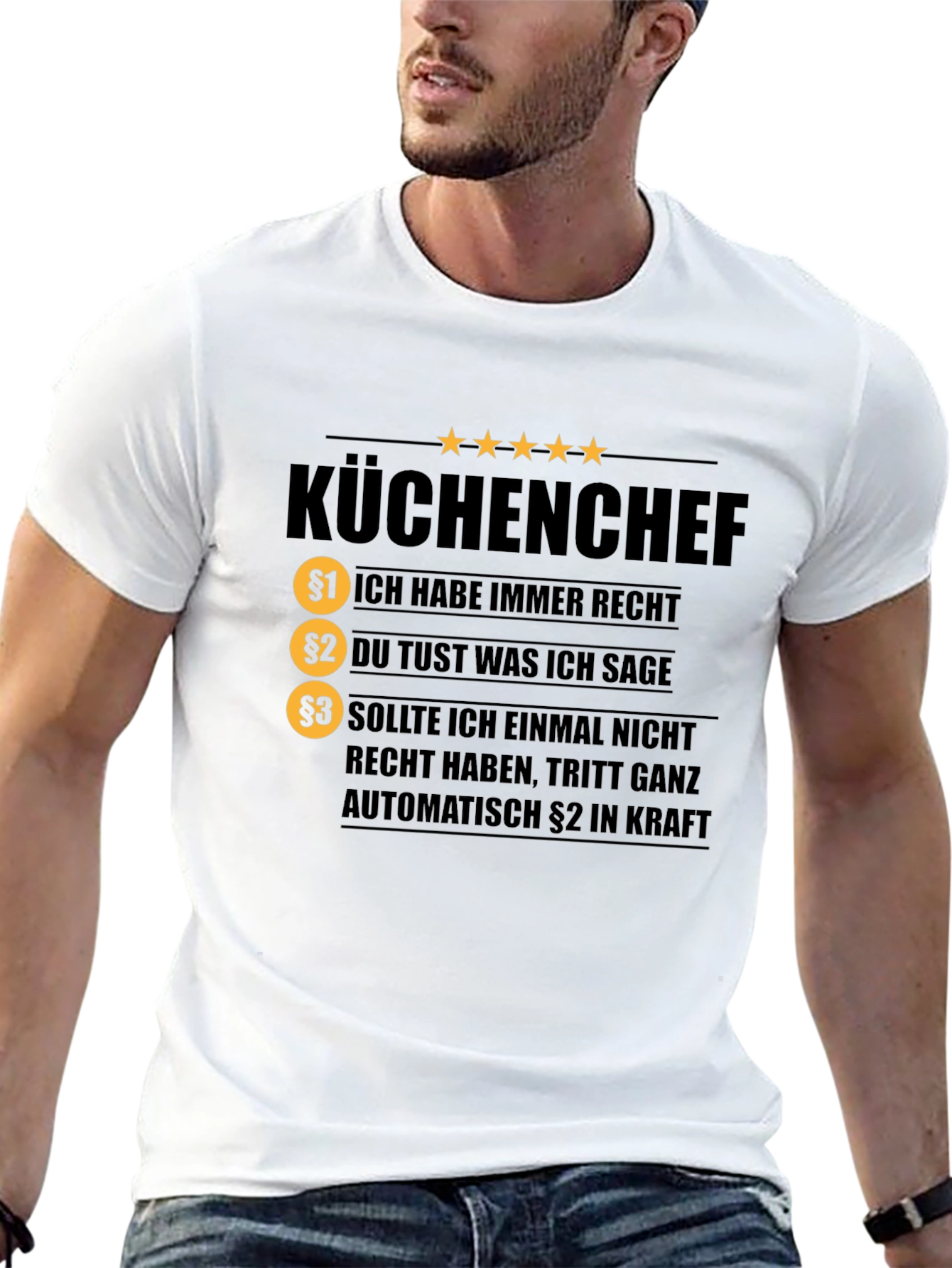 KÜCHENCHEF T-Shirt - Chef Rules Funny Tee