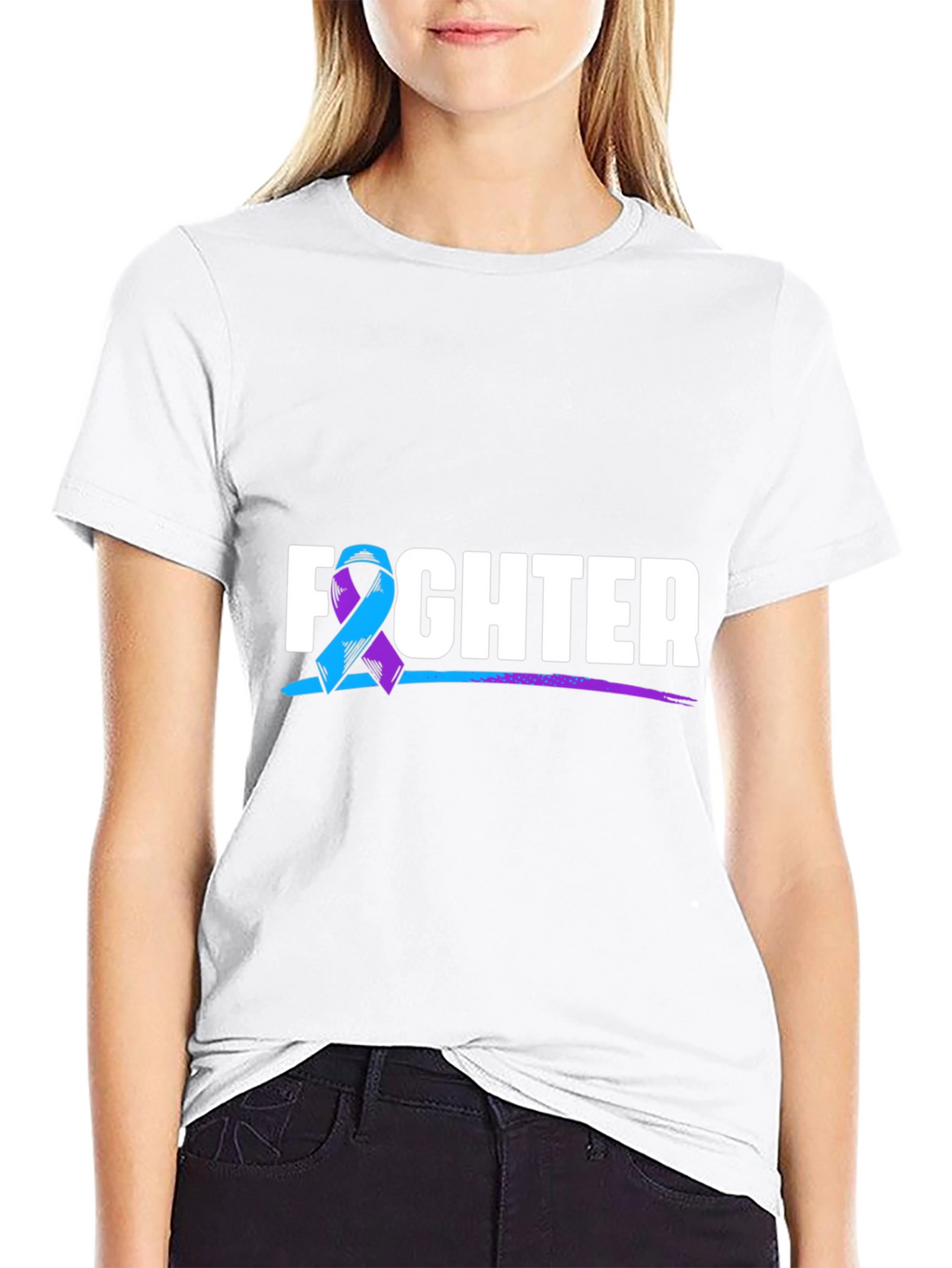 Fighter T-Shirt: Support Suicide Awareness