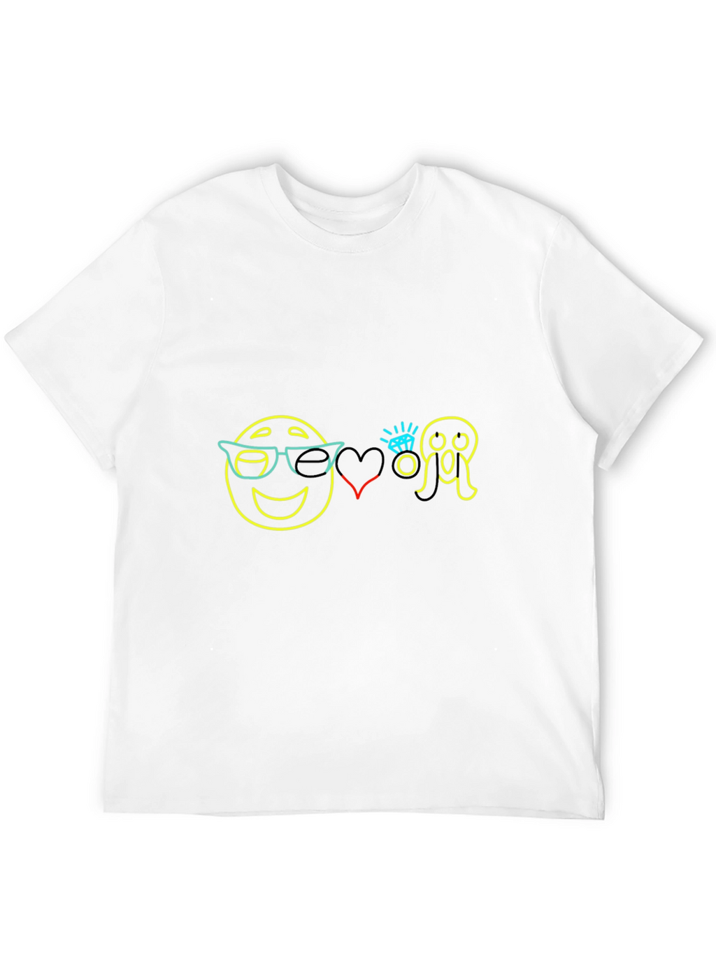Emoji Love Scream Graphic Tee