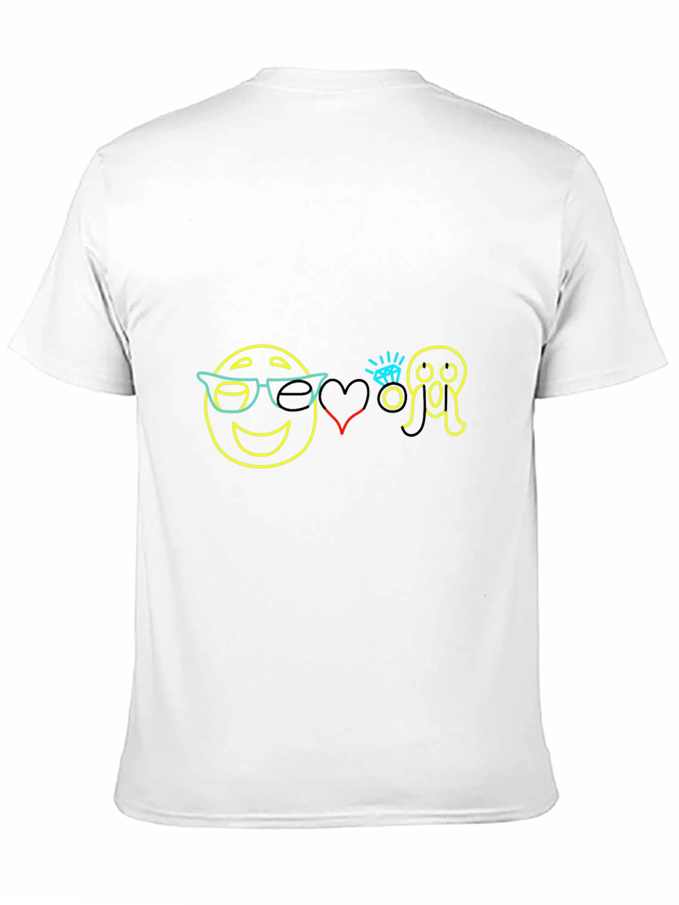 Emoji Love Scream Graphic Tee