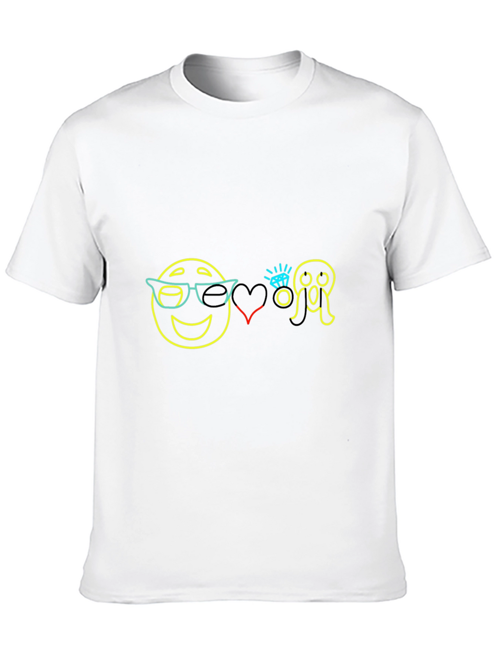 Emoji Love Scream Graphic Tee