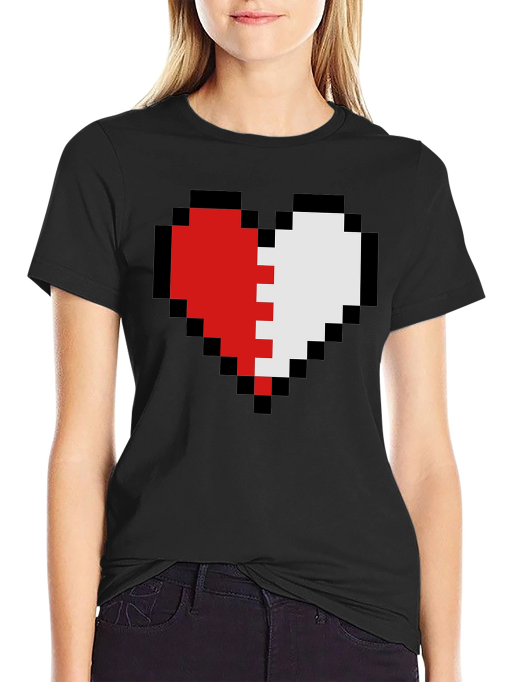 Pixel Heart T-Shirt - Gamer Style Tee