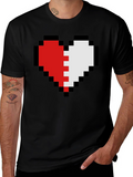 Pixel Heart T-Shirt - Gamer Style Tee