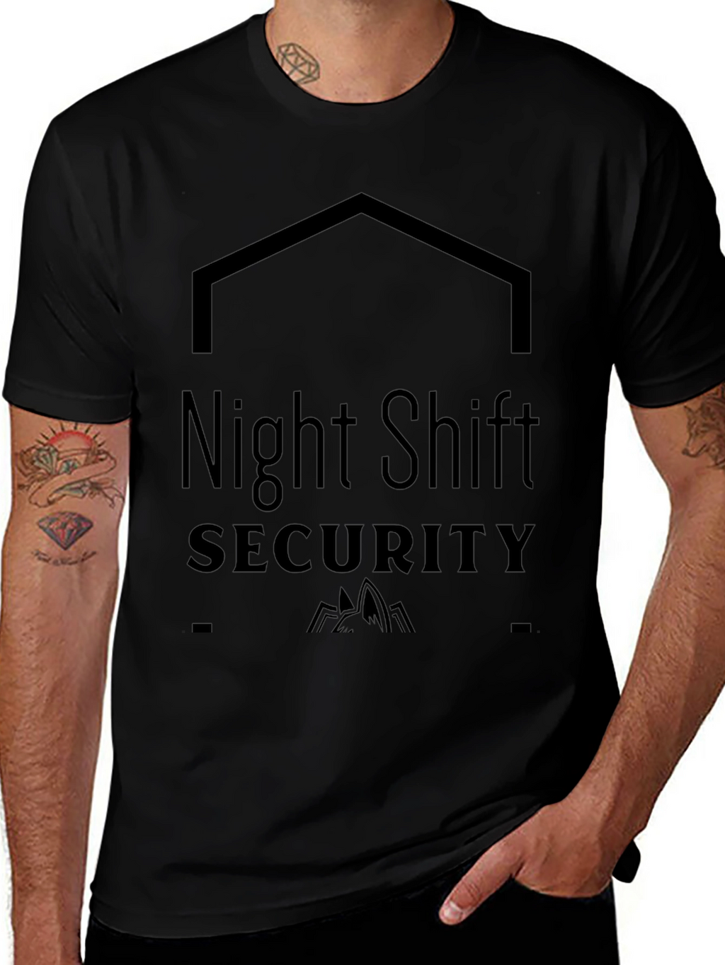 Night Shift Security Black T-Shirt