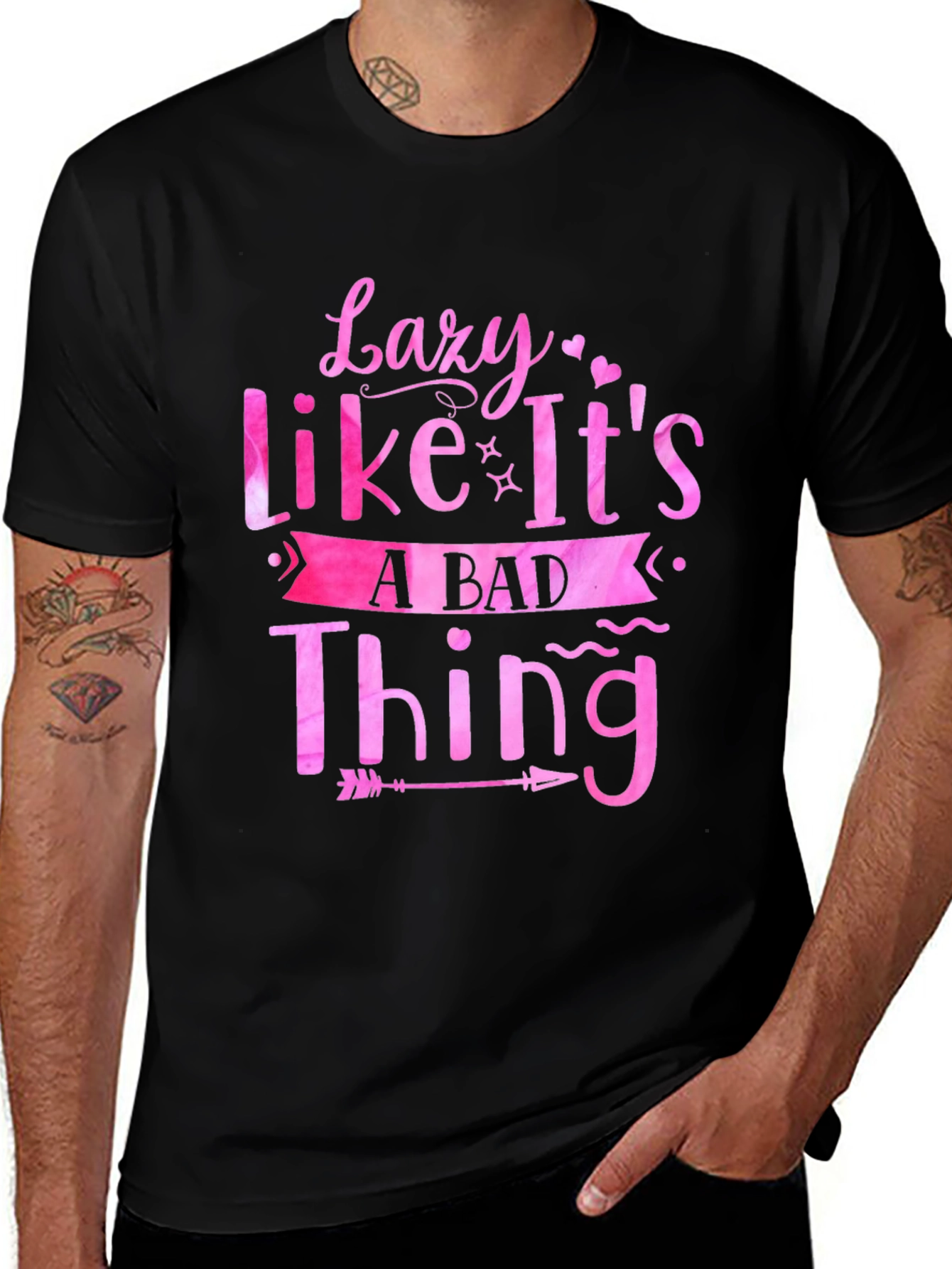 Lazy Like Its A Bad Thing Graphic Tee