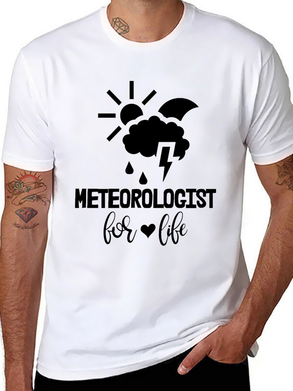 Meteorologist for Life Graphic T-Shirt