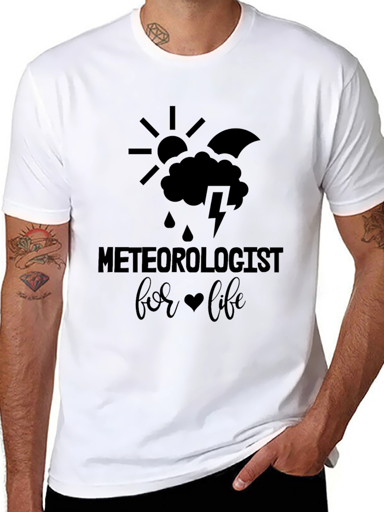 Meteorologist for Life Graphic T-Shirt