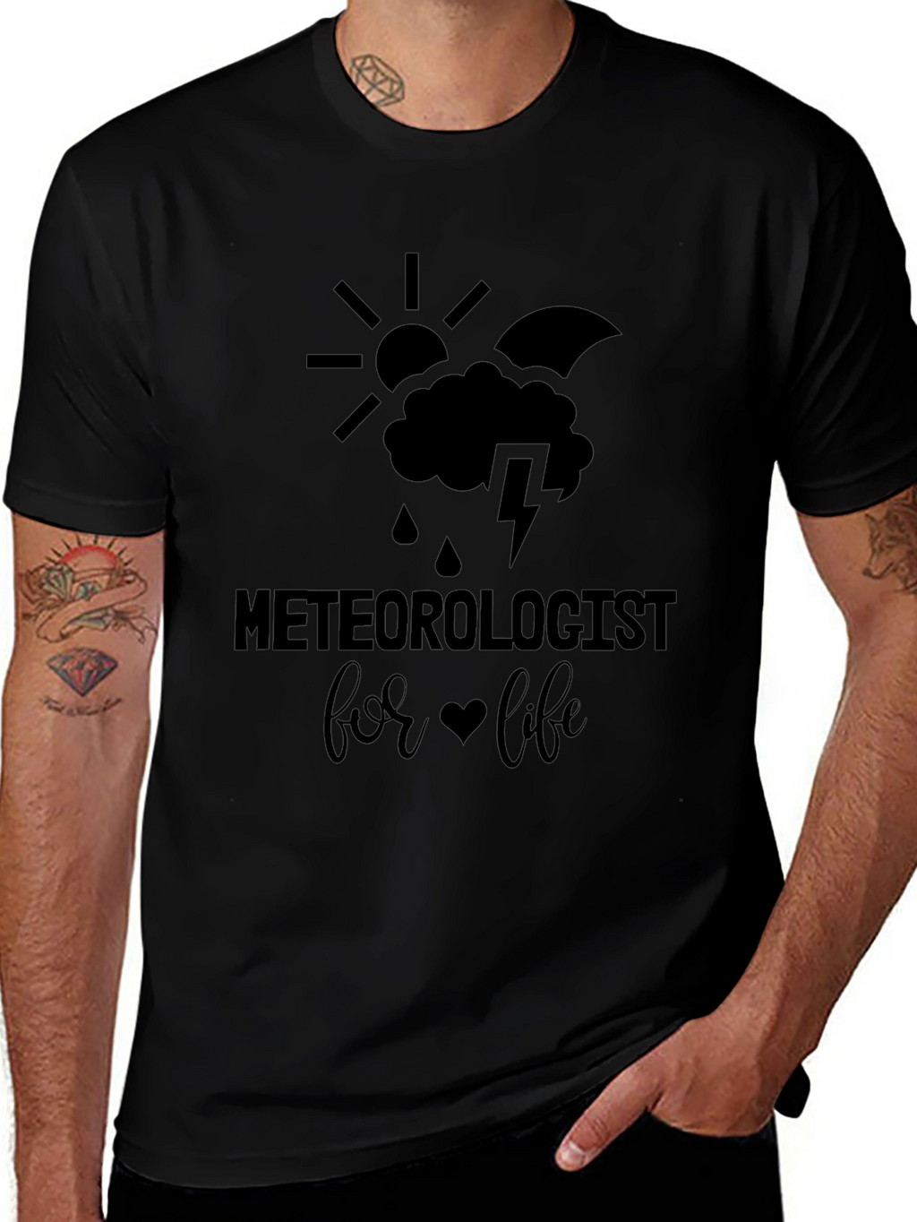 Meteorologist for Life Graphic T-Shirt