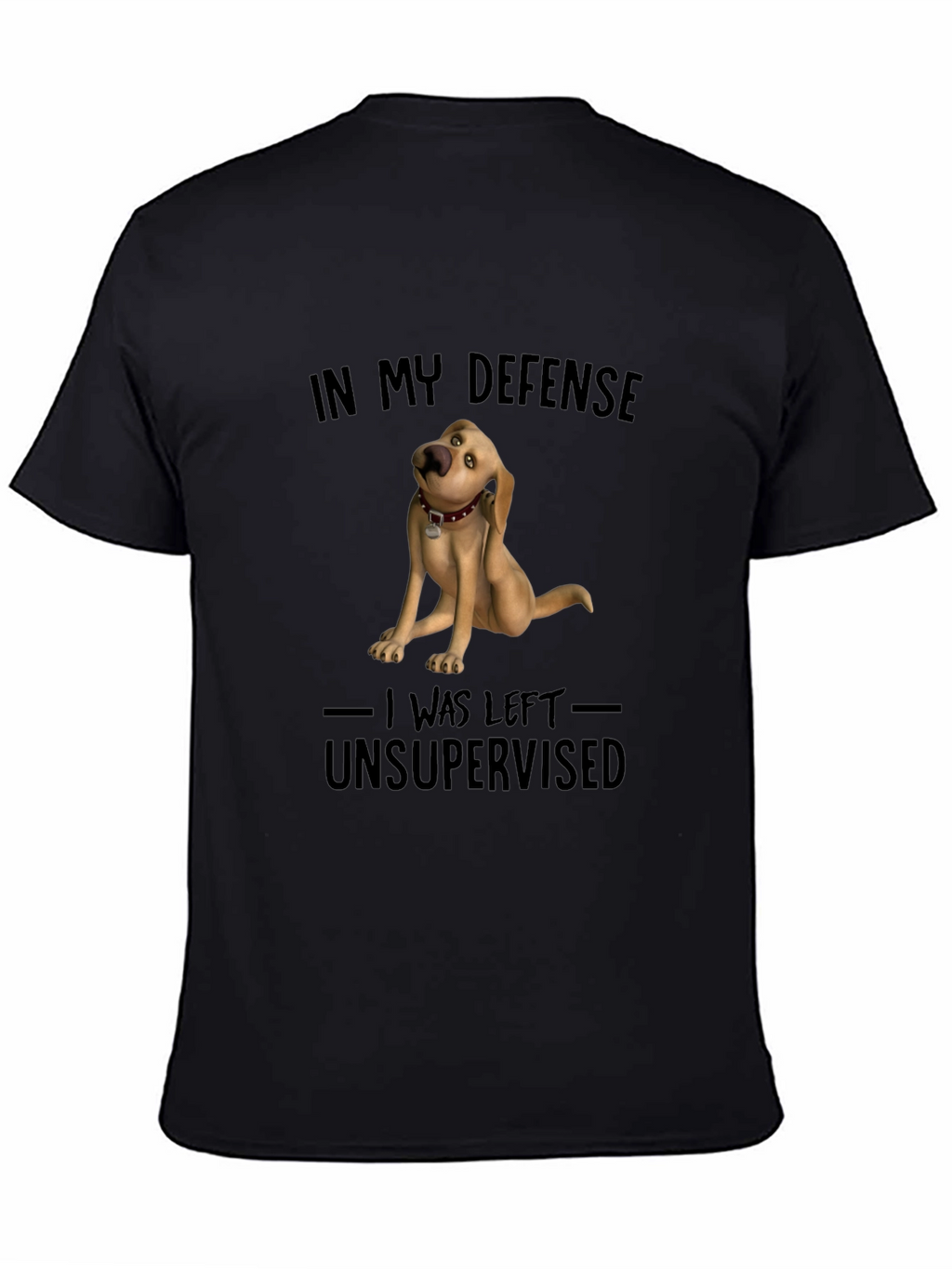 Funny Dog Graphic T-Shirt - In My Defense