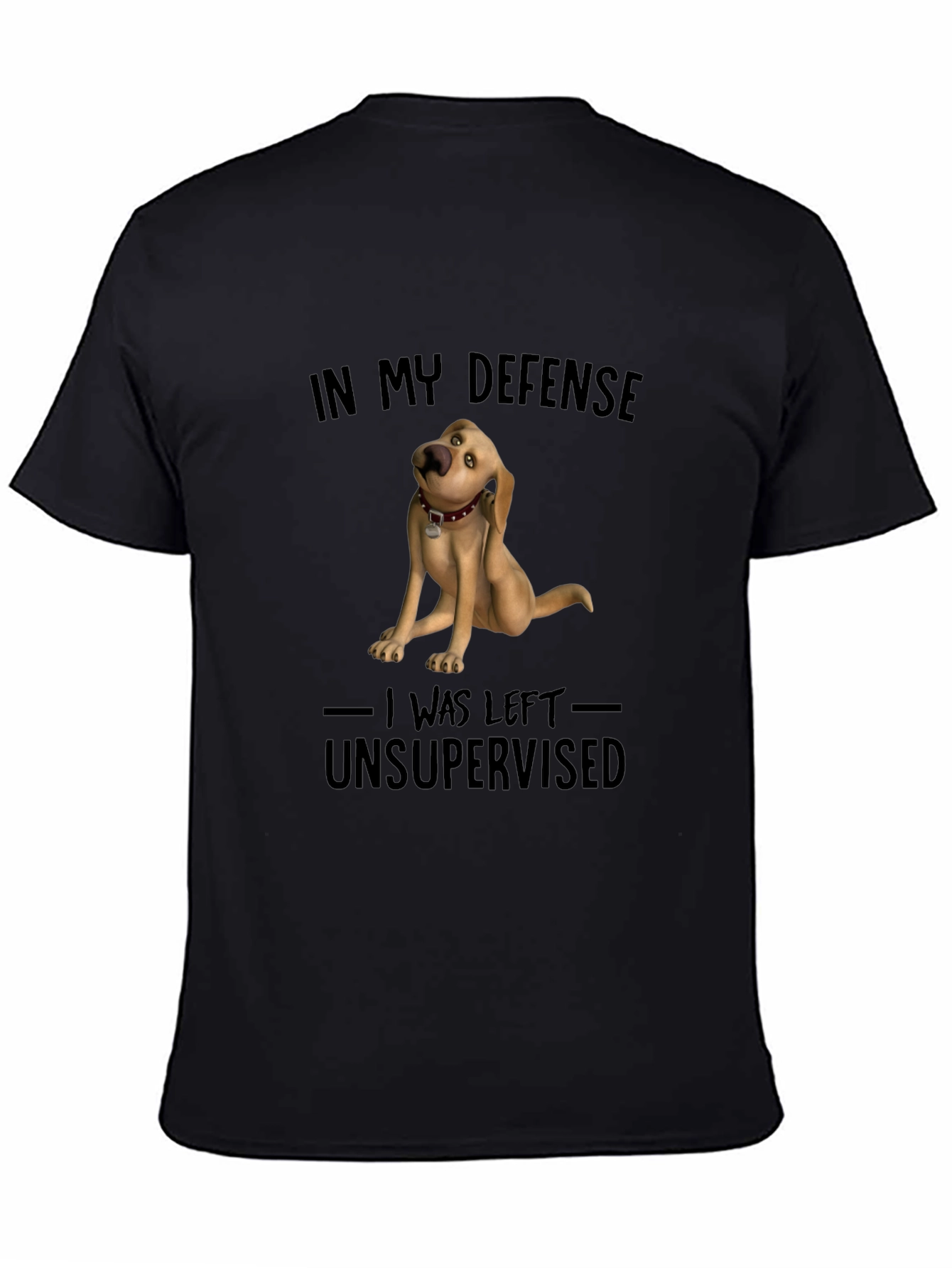 Funny Dog Graphic T-Shirt - In My Defense