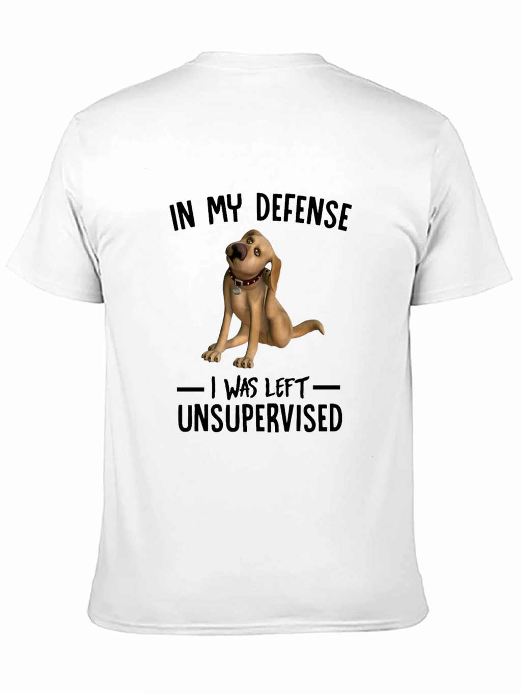 Funny Dog Graphic T-Shirt - In My Defense