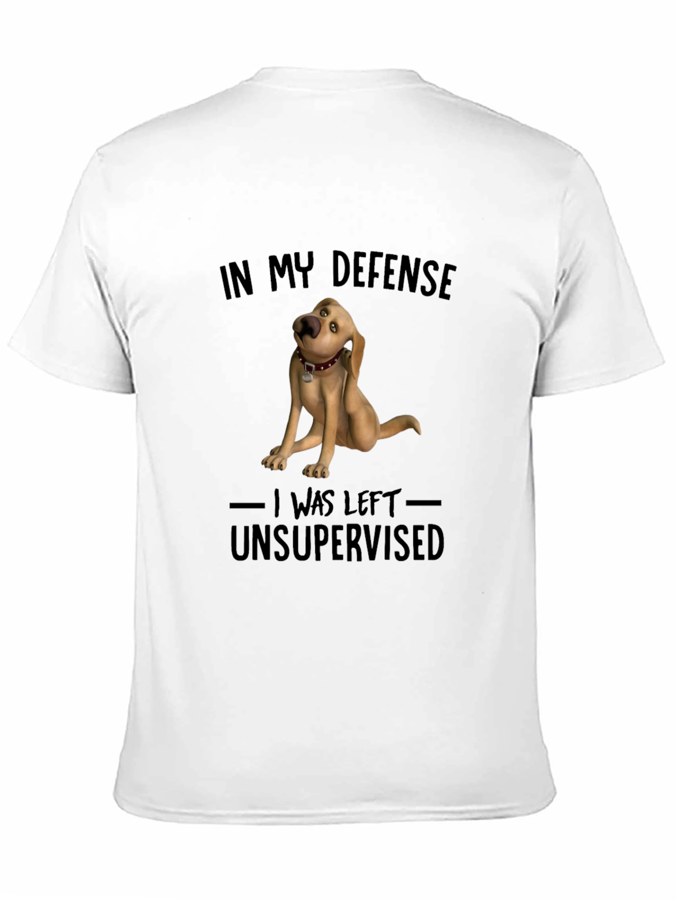 Funny Dog Graphic T-Shirt - In My Defense