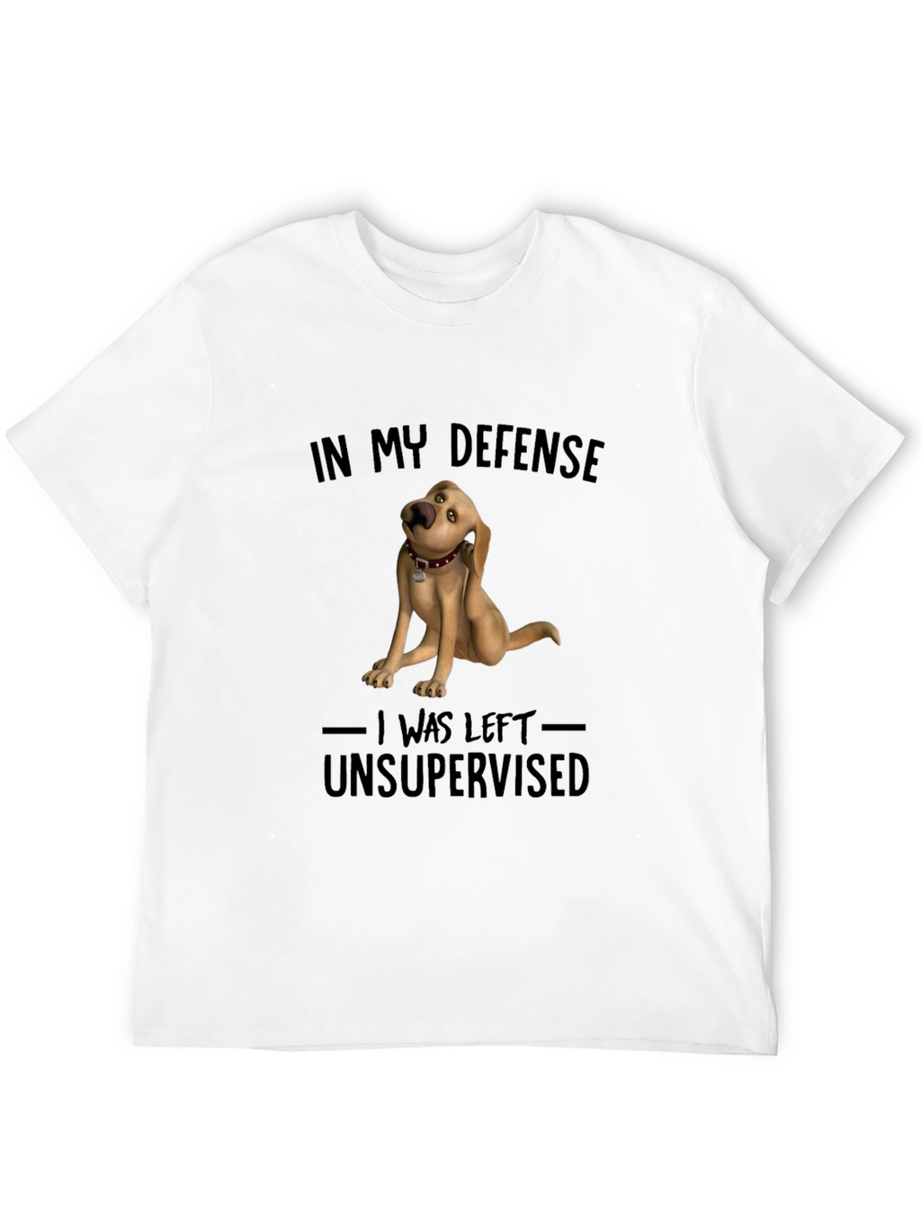 Funny Dog Graphic T-Shirt - In My Defense