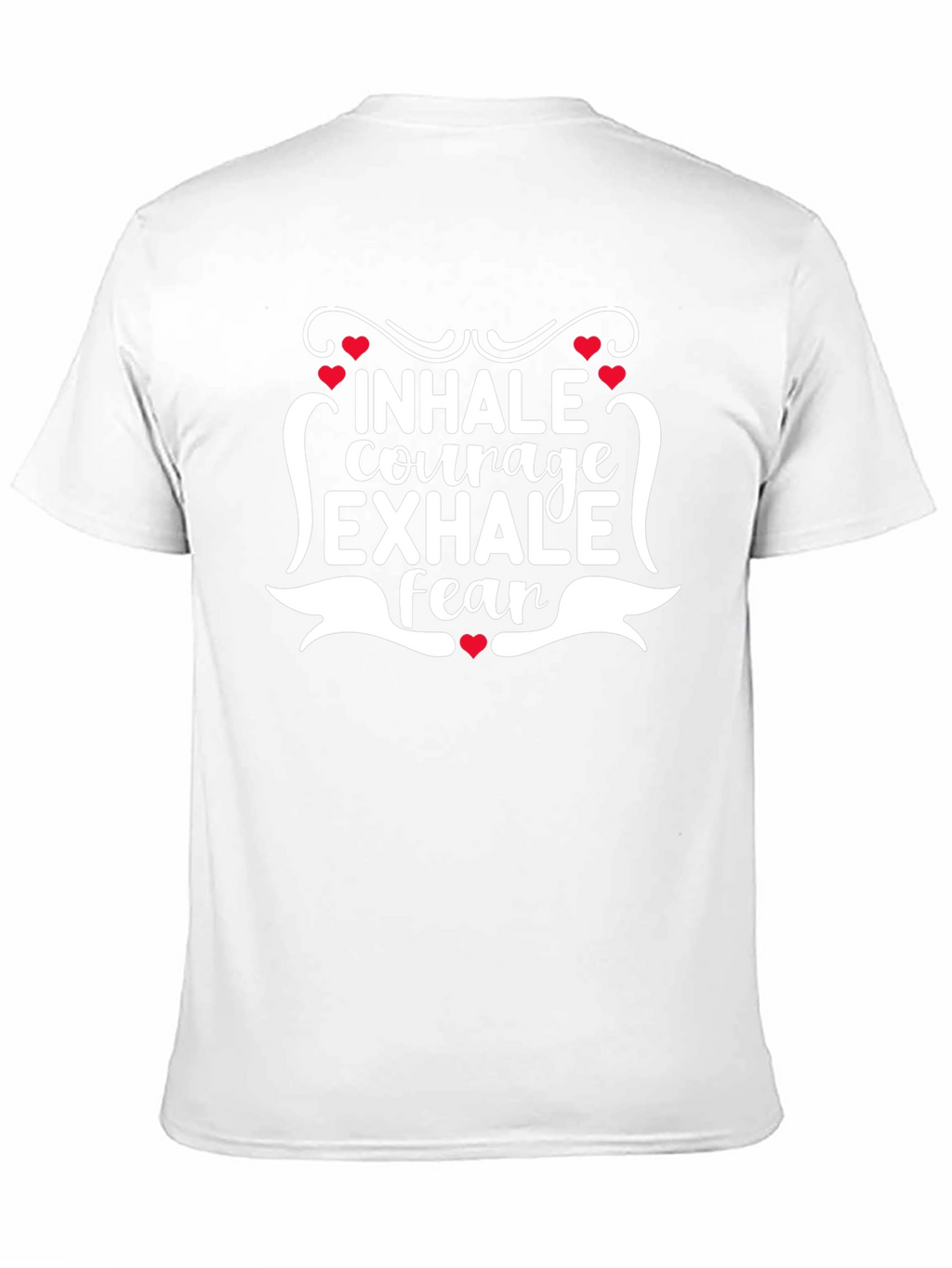 Inhale Courage Exhale Fear Graphic Tee