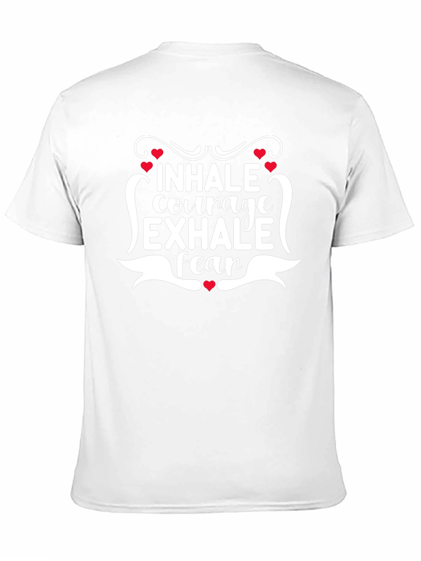 Inhale Courage Exhale Fear Graphic Tee