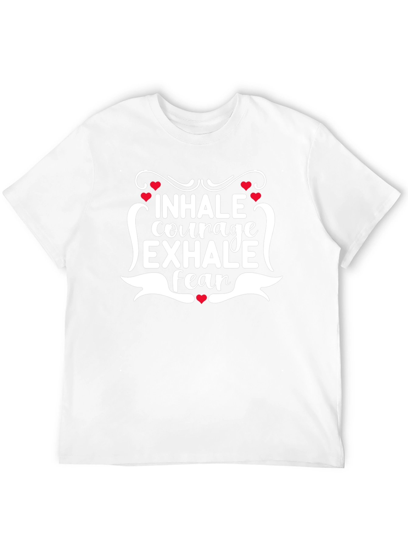 Inhale Courage Exhale Fear Graphic Tee