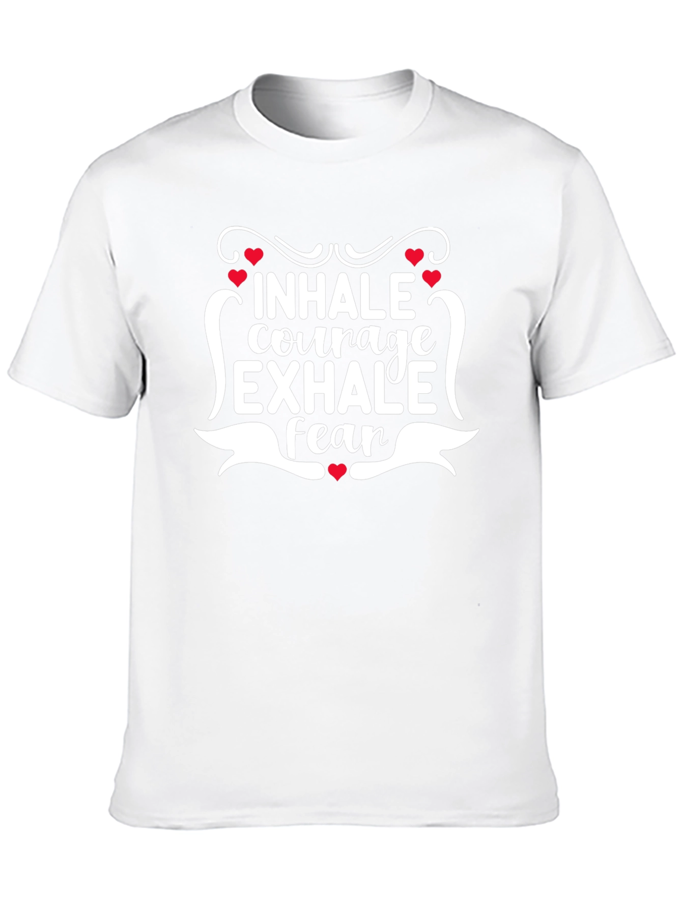 Inhale Courage Exhale Fear Graphic Tee