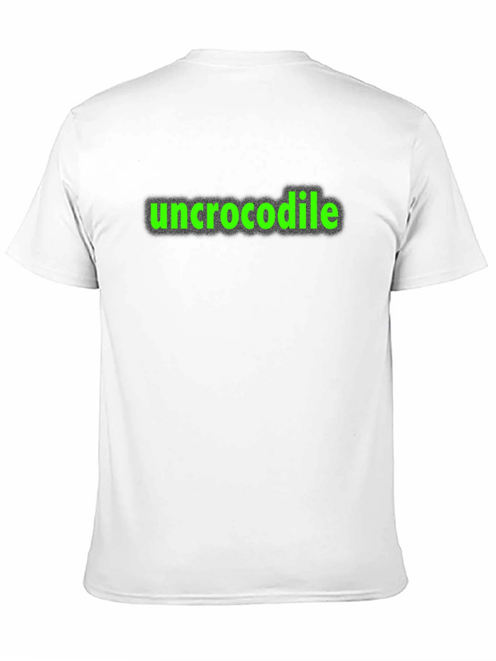 Uncrocodile Graphic Tee - Black Casual T-Shirt