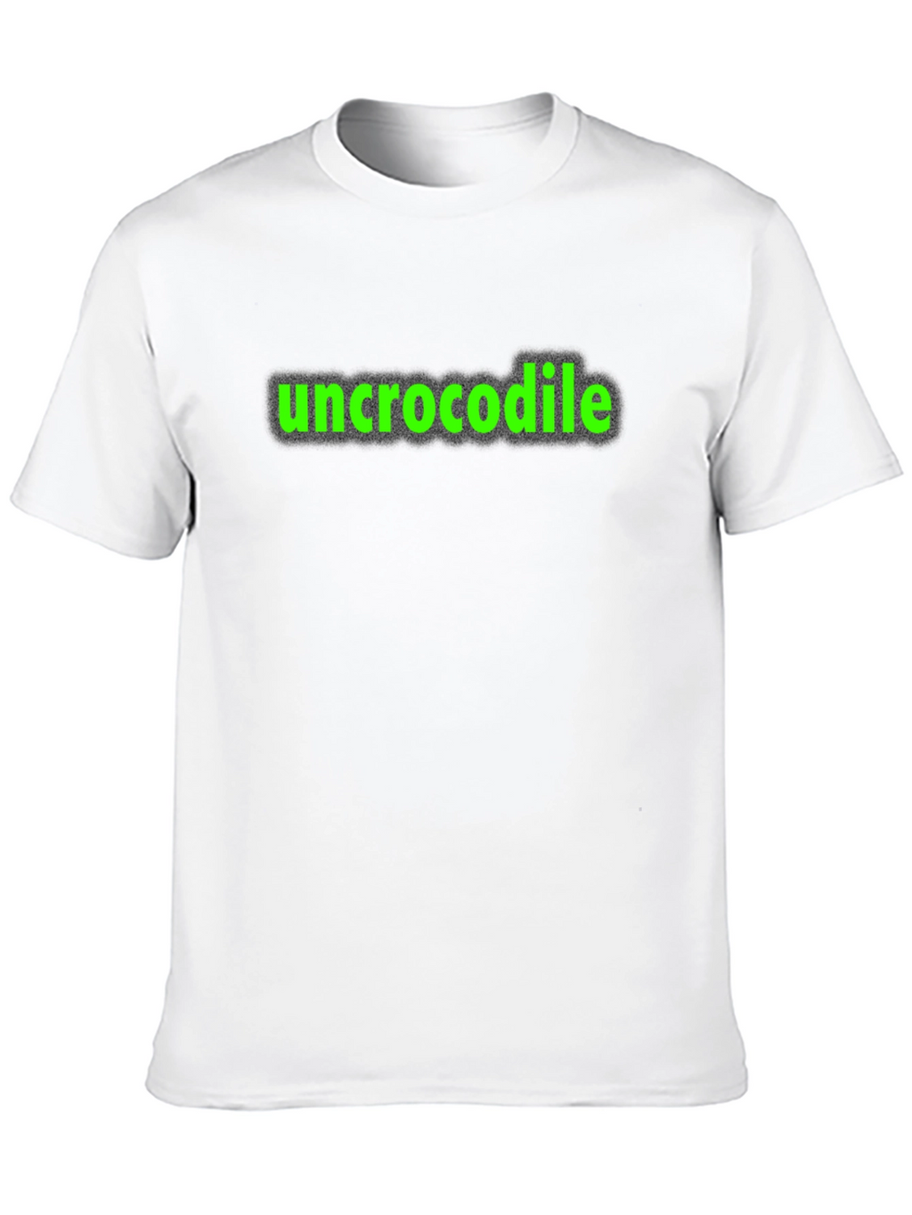 Uncrocodile Graphic Tee - Black Casual T-Shirt
