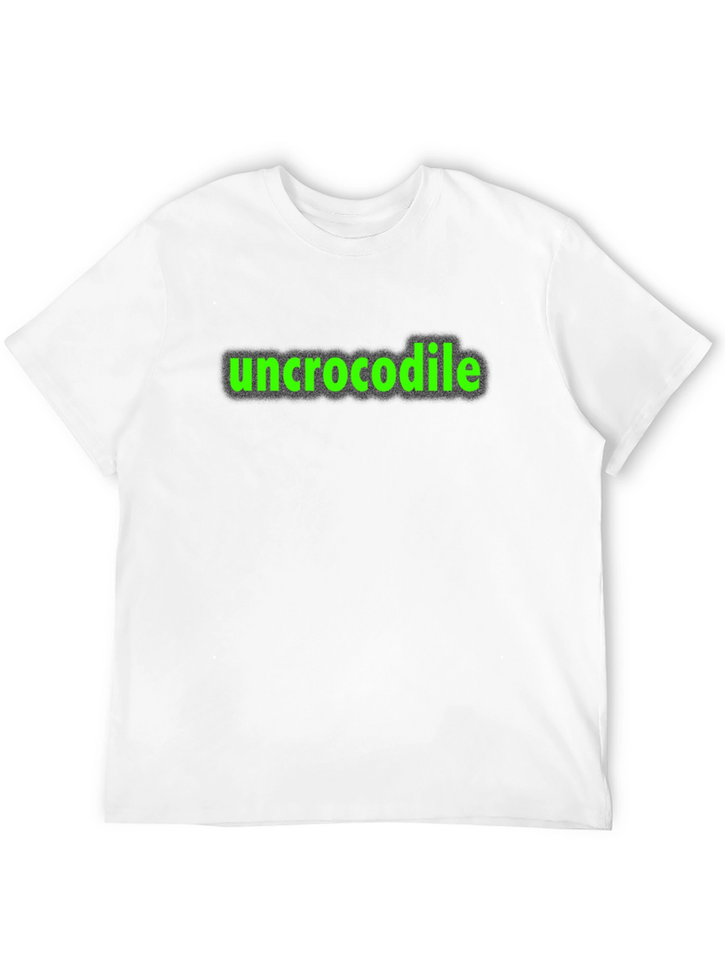 Uncrocodile Graphic Tee - Black Casual T-Shirt