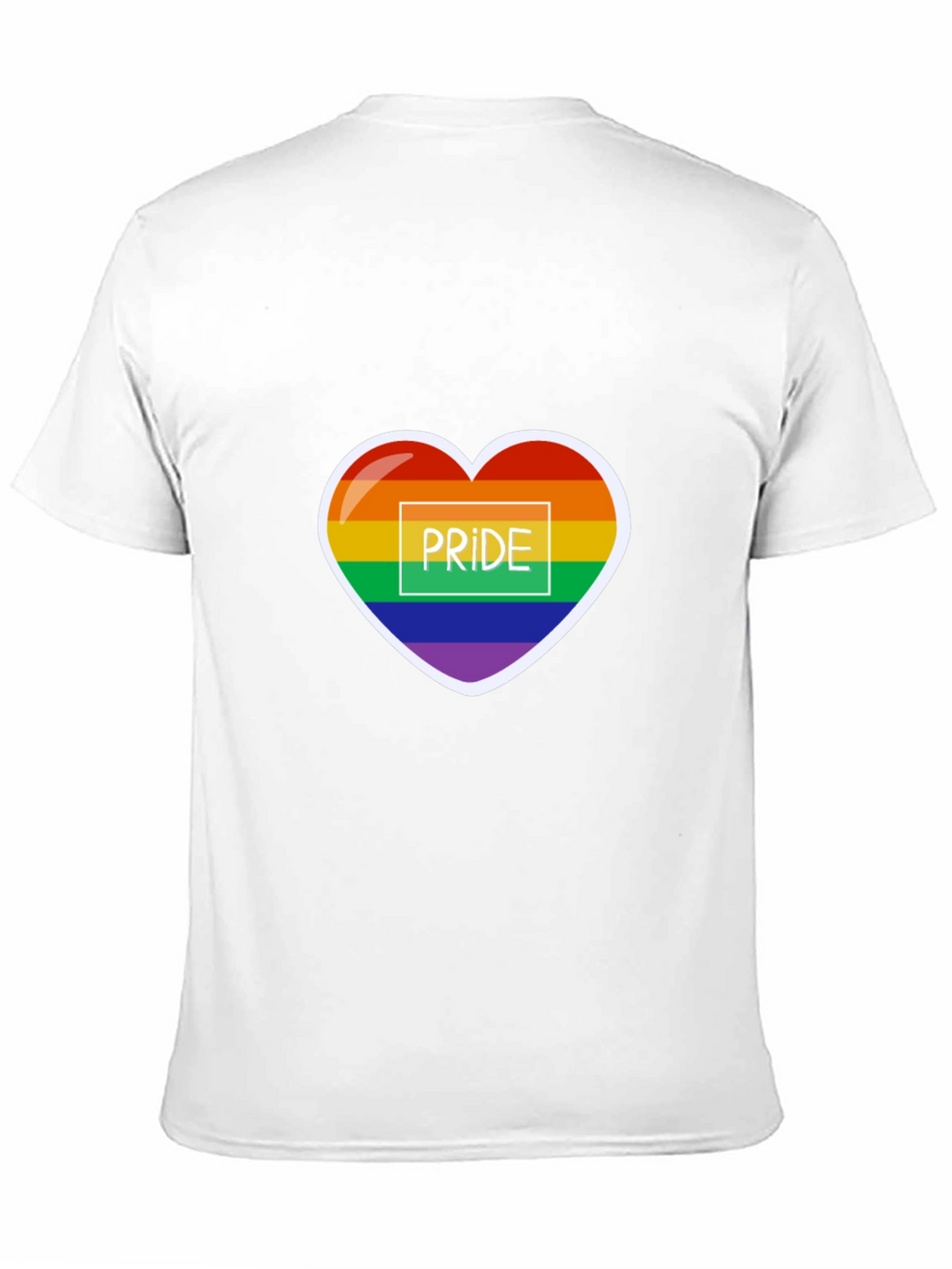 Pride Heart Graphic Tee - Black