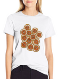 Citrus Slice Graphic Tee - Stylish Black T-Shirt