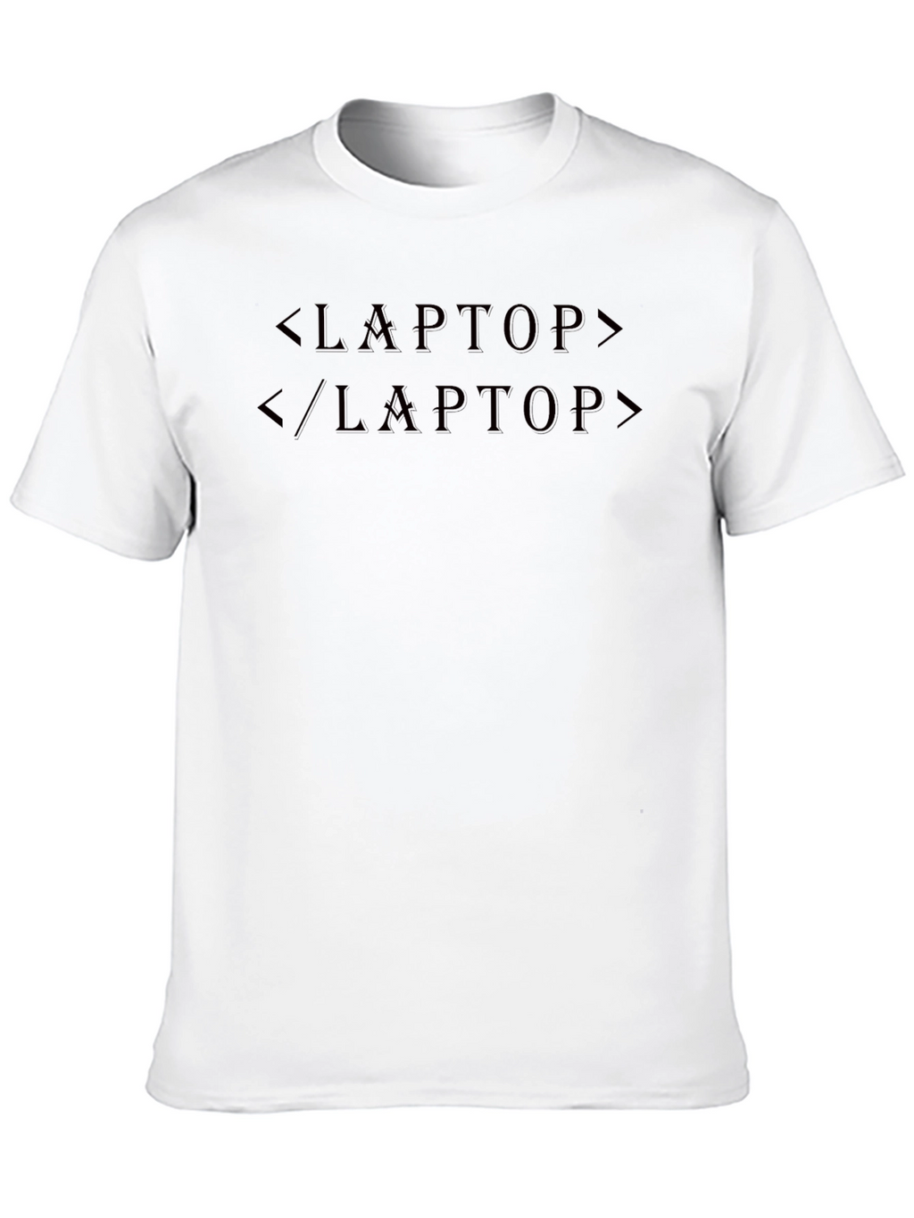 Coding Laptop T-Shirt - Black Programmer Tee