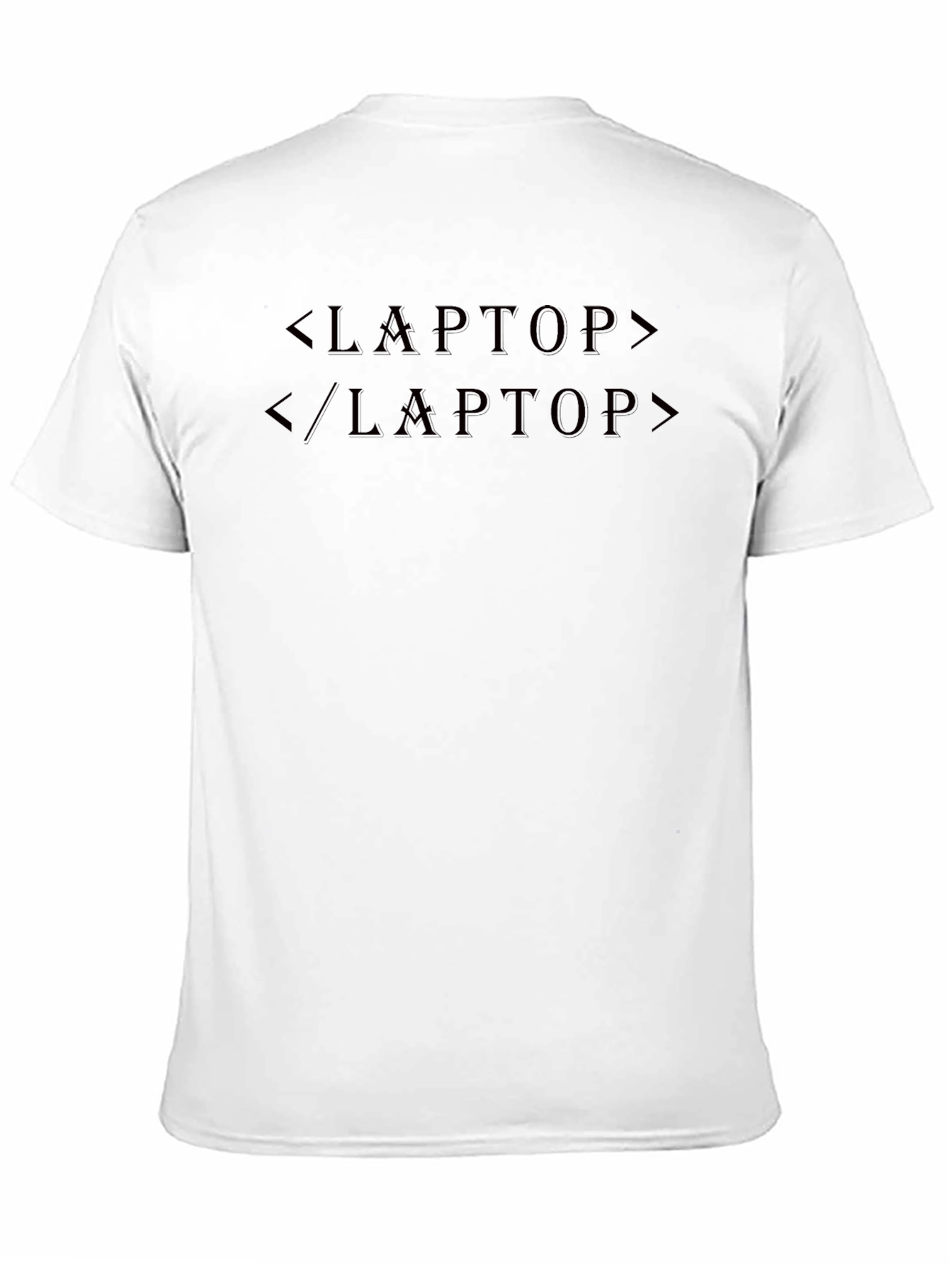 Coding Laptop T-Shirt - Black Programmer Tee