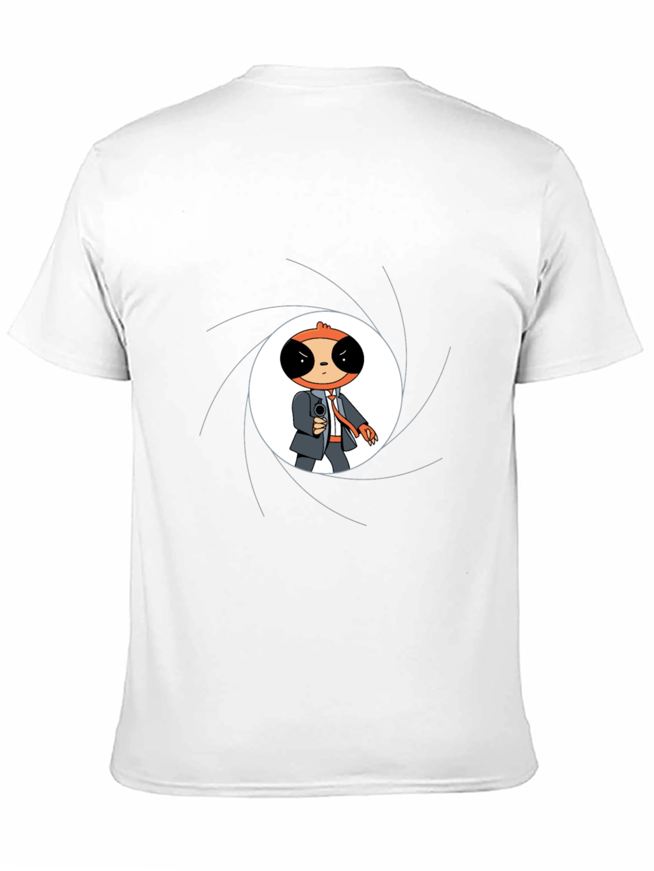 Sloth Agent Graphic Tee - Black T-Shirt