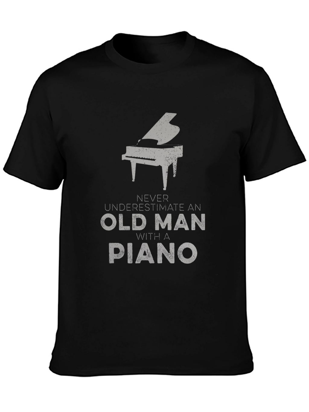 Piano Man Graphic Tee - Never Underestimate