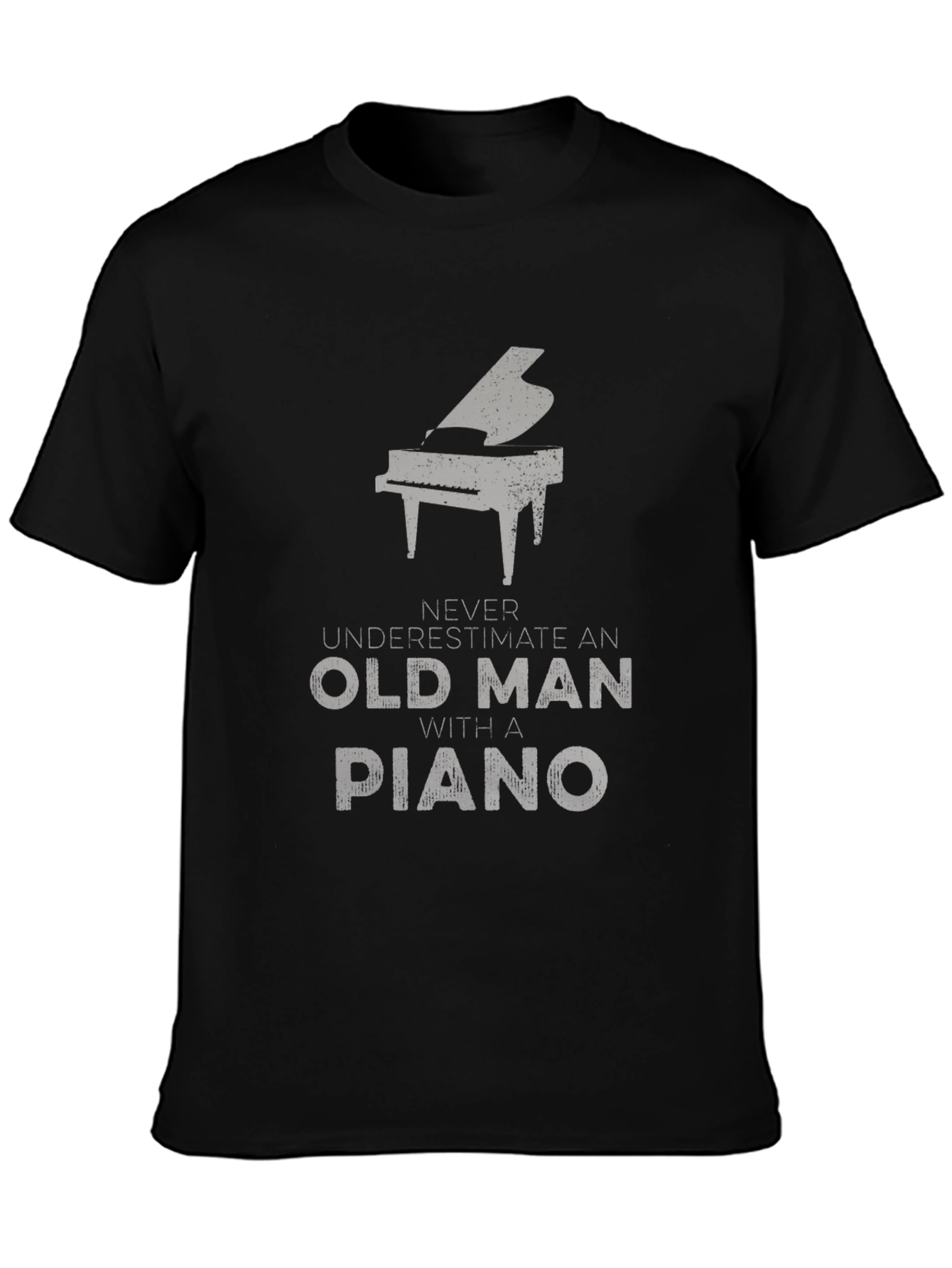 Piano Man Graphic Tee - Never Underestimate