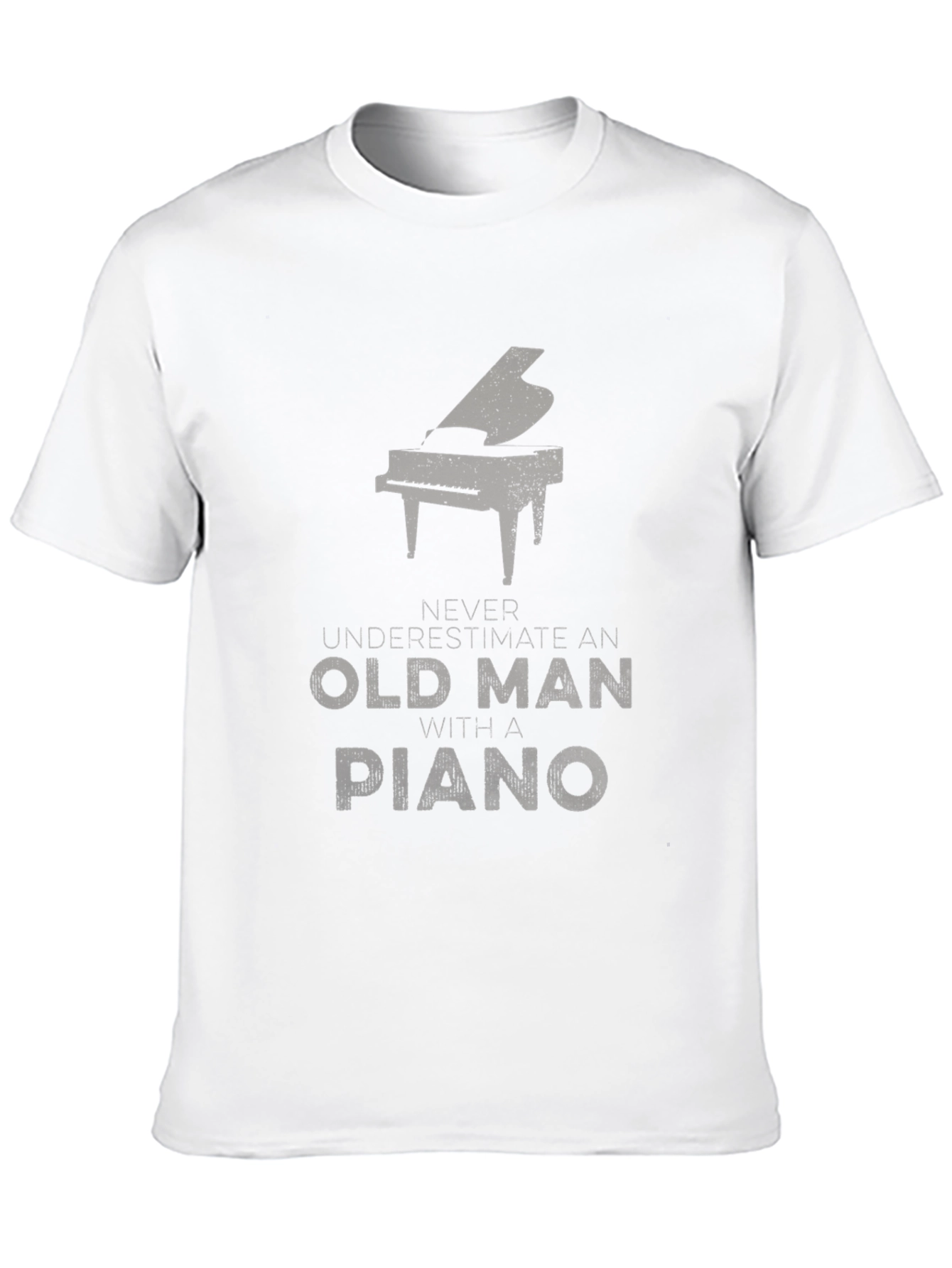 Piano Man Graphic Tee - Never Underestimate
