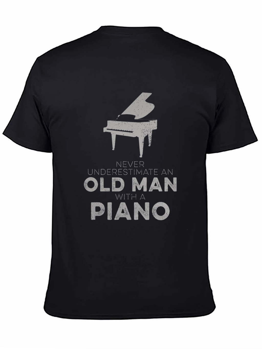 Piano Man Graphic Tee - Never Underestimate