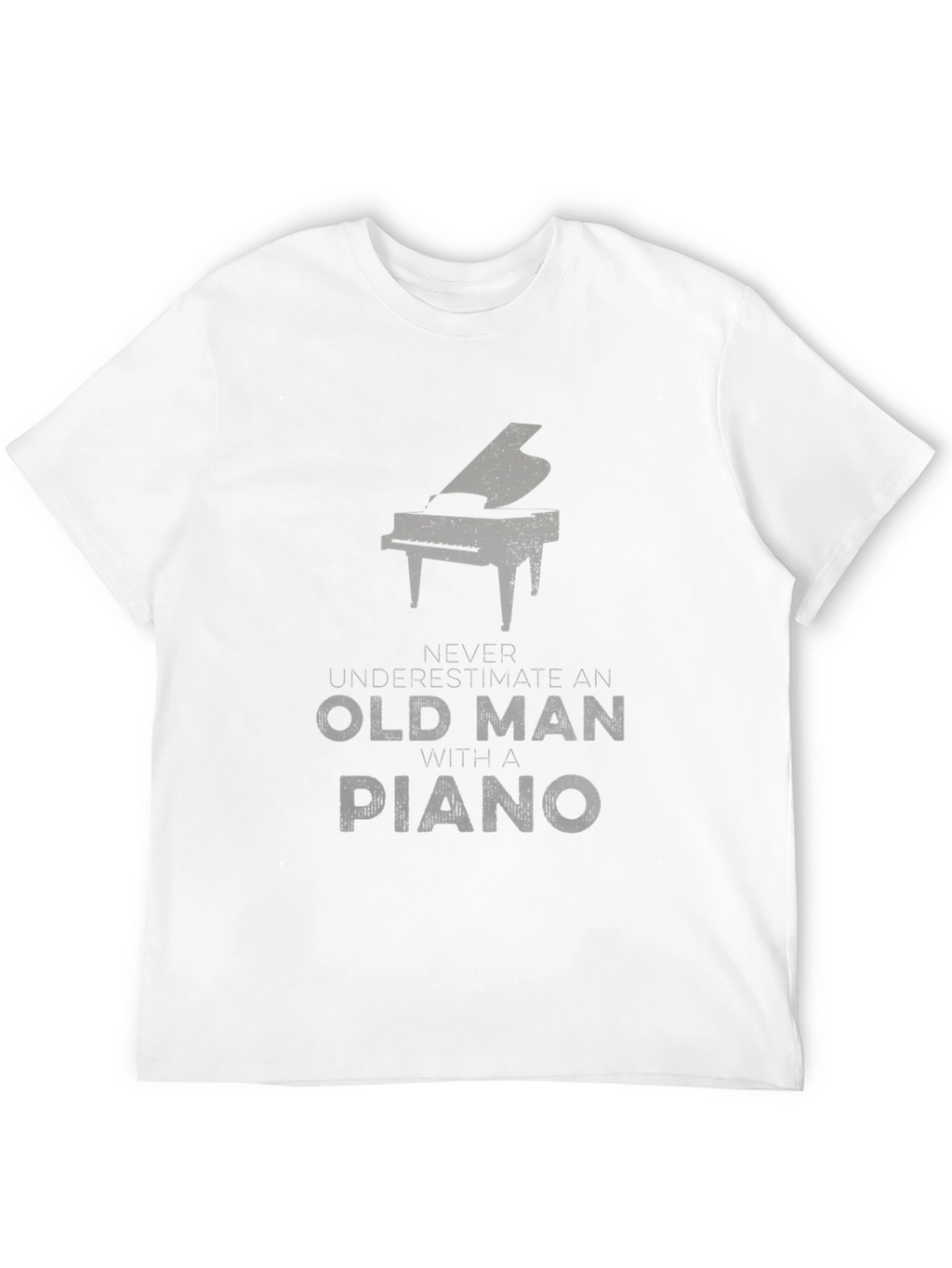 Piano Man Graphic Tee - Never Underestimate