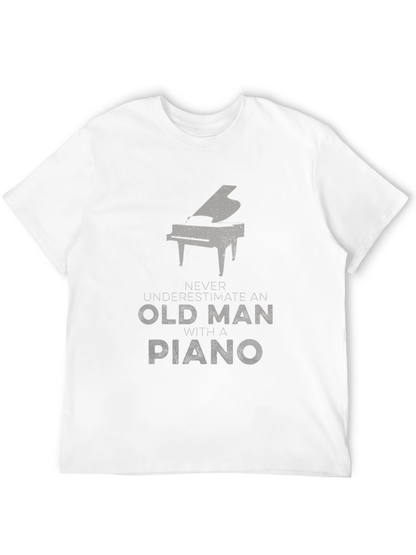Piano Man Graphic Tee - Never Underestimate