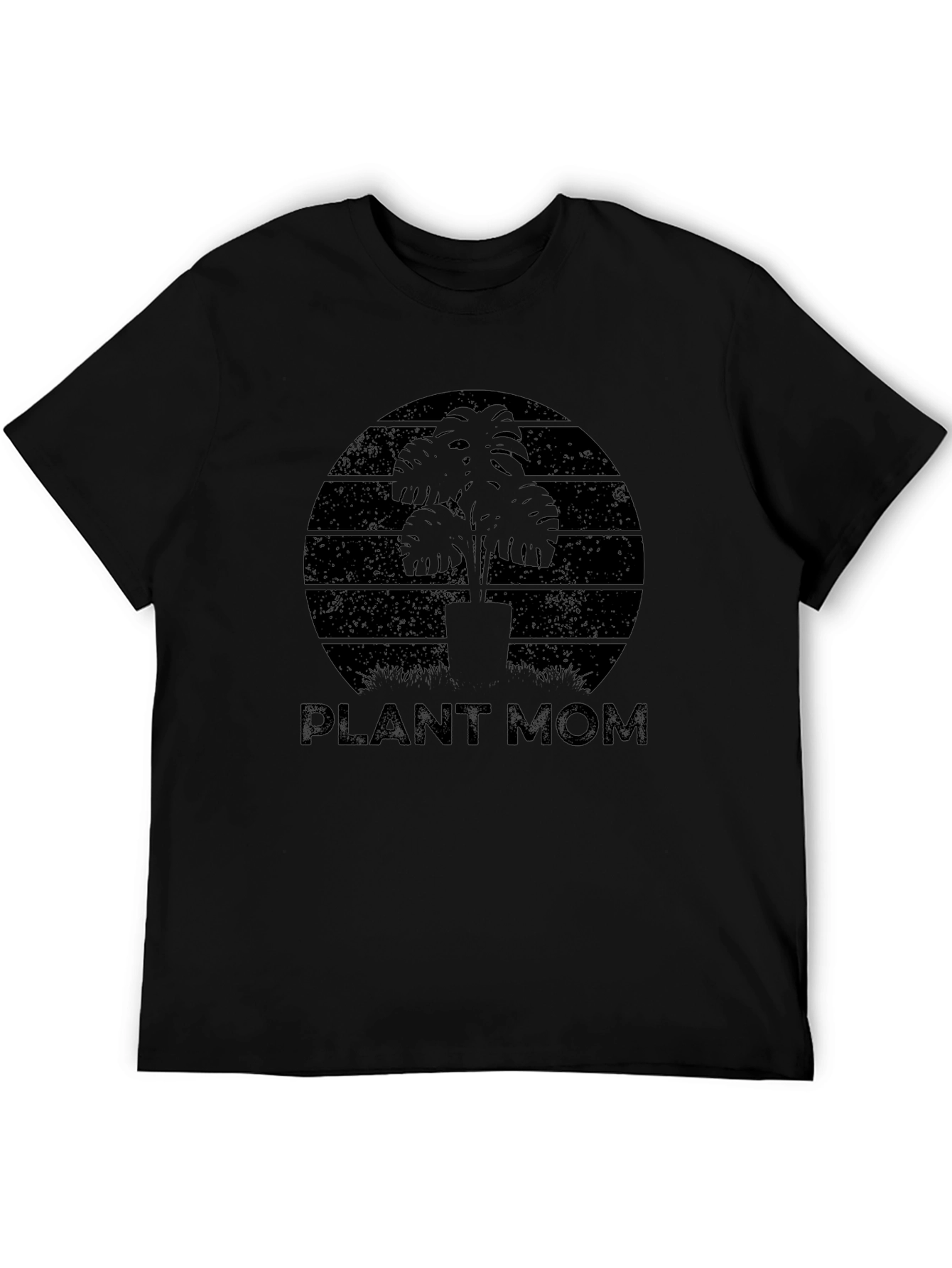 Plant Mom Graphic T-Shirt - Black